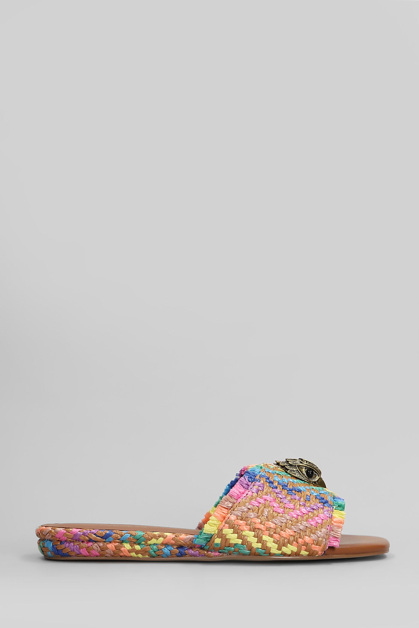Kensington Flats In Multicolor Raffia