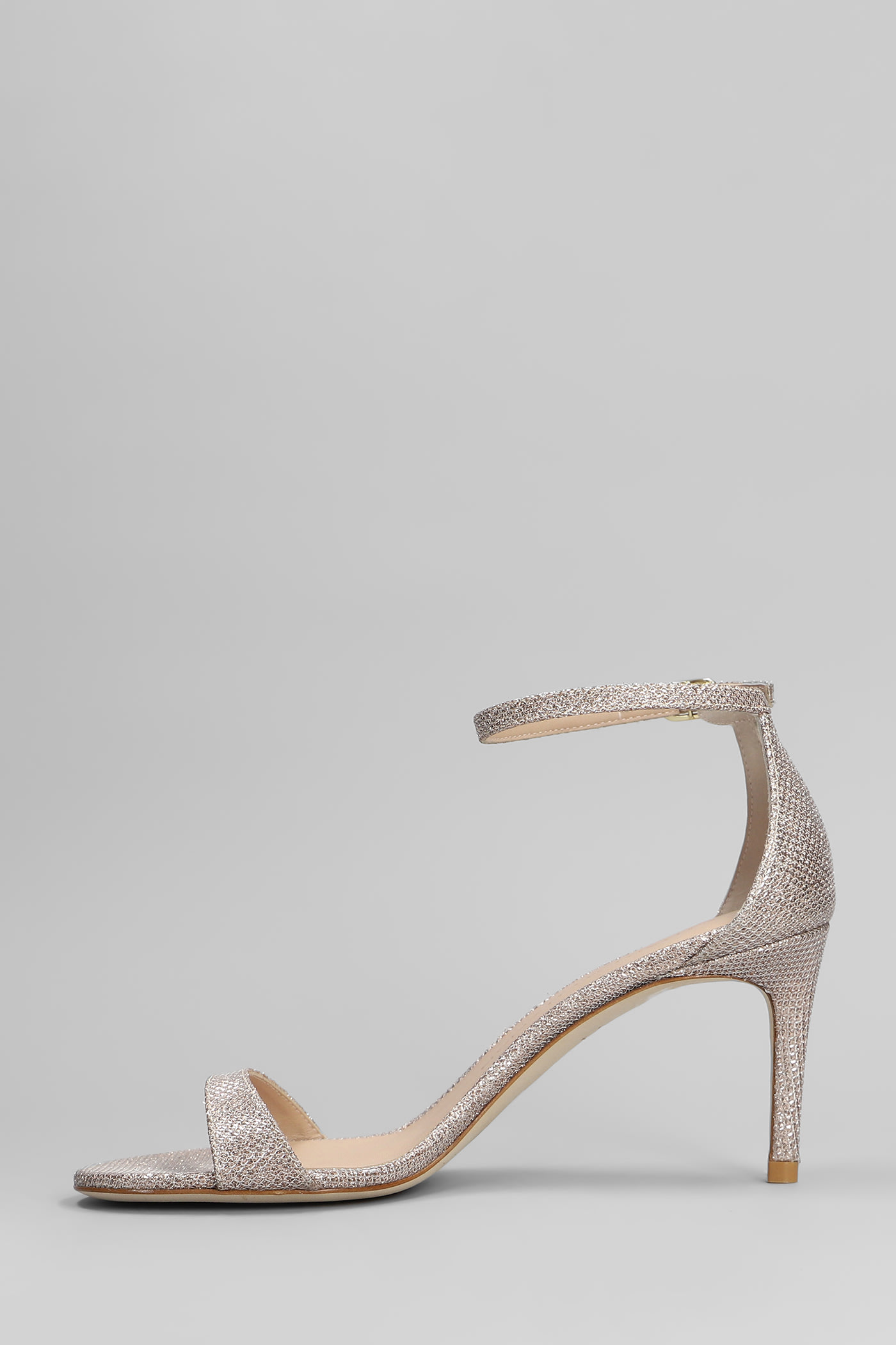 Stuart Weitzman Nudist Ii 75 Sandals In Gold