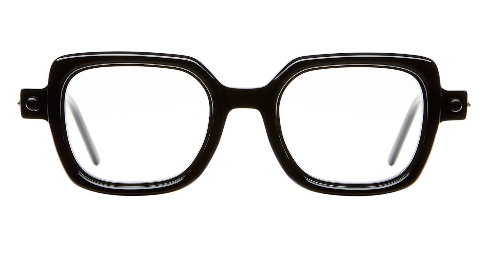 Mask P4 - Black Shine / Ivory Rx Glasses