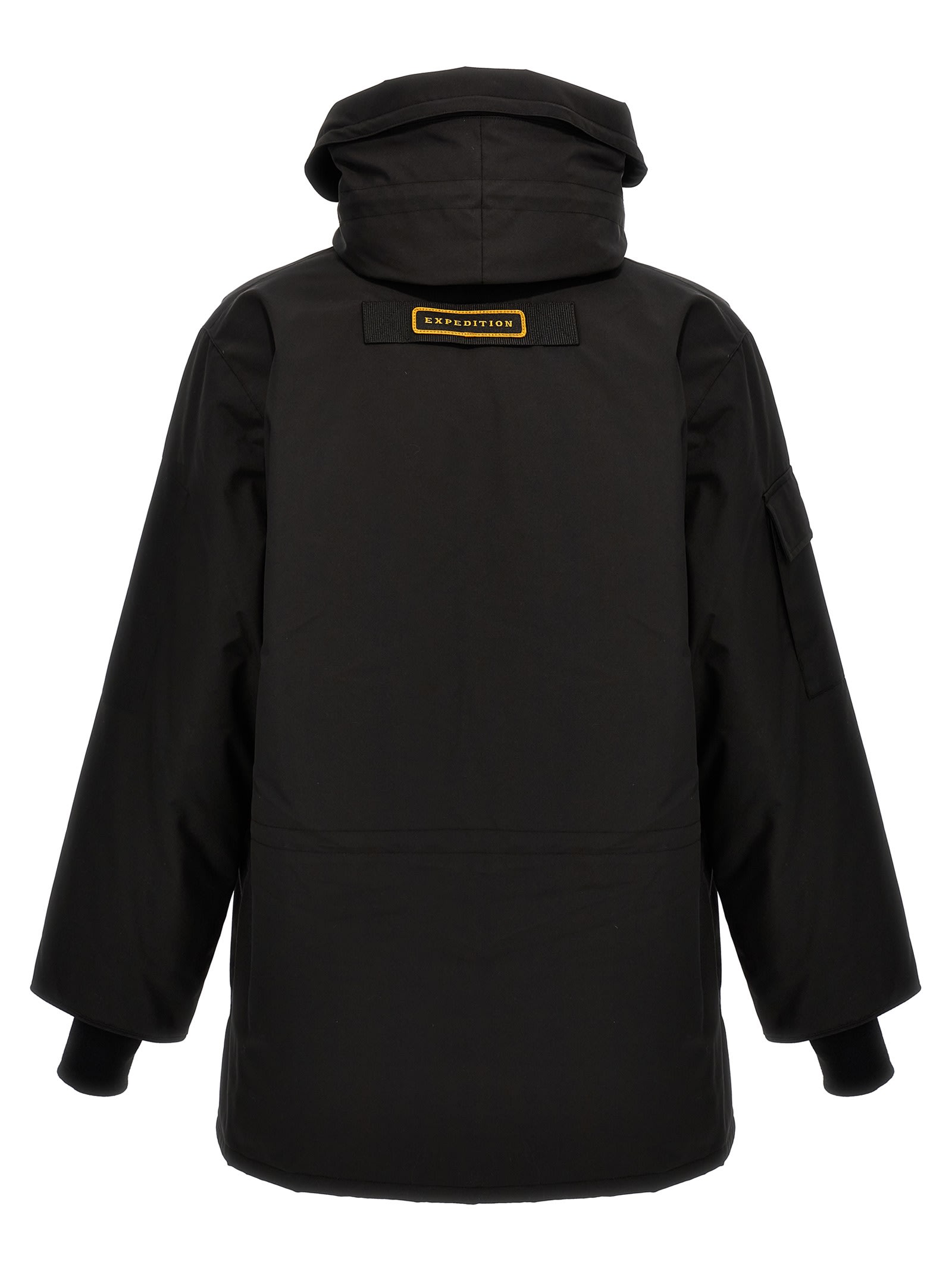 Canada Goose Mens Black Expedition High-neck Shell-down Parka Jacket Xl In Black