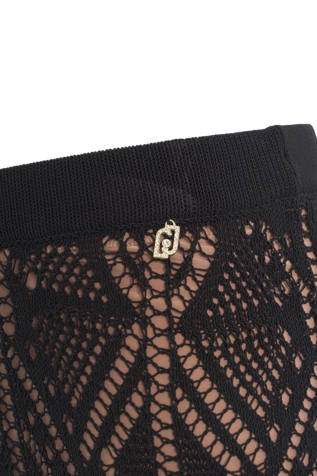 Shop Liu •jo Crochet Trousers Liu-jo