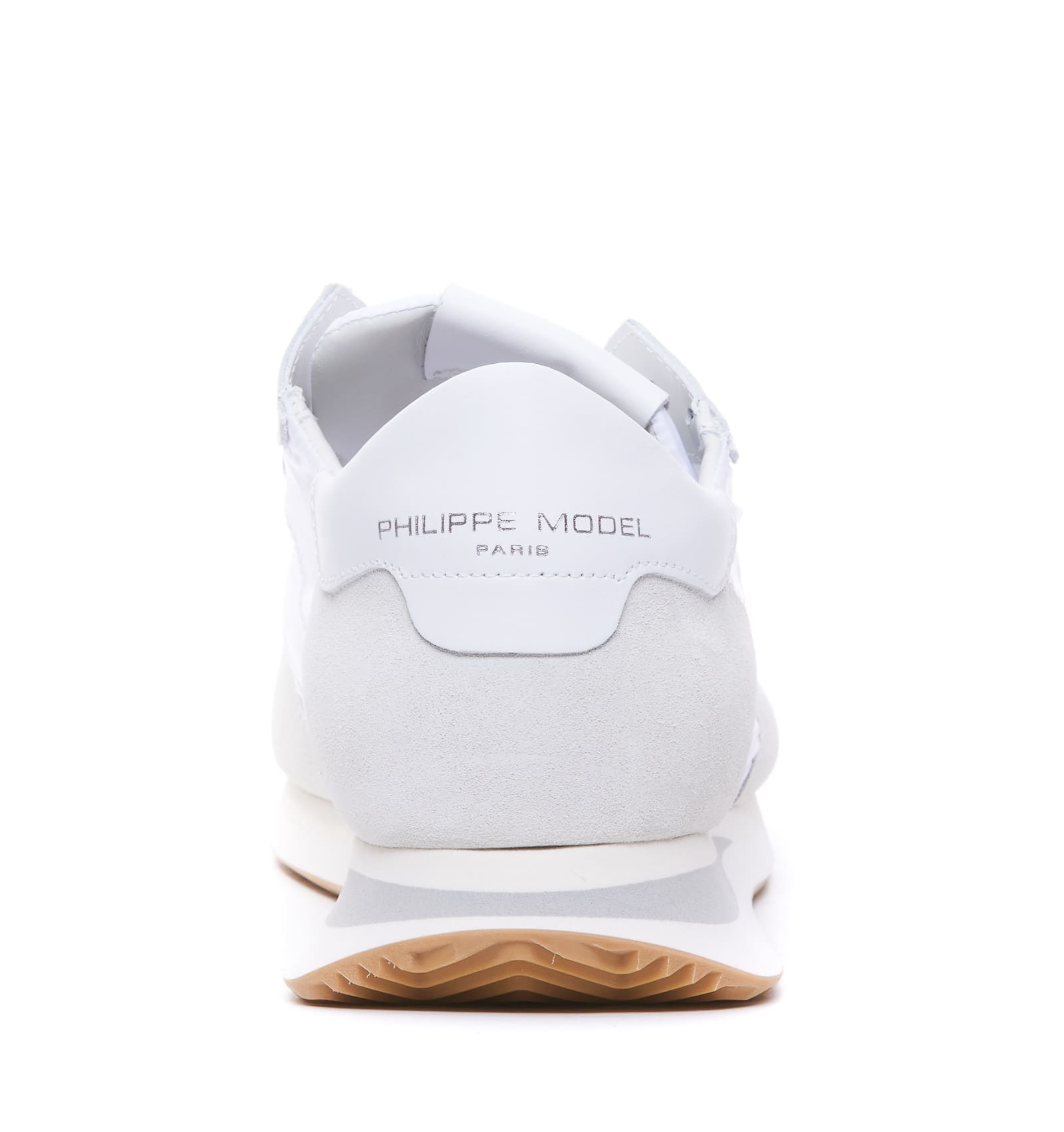 Shop Philippe Model Tropez Low Sneakers In White