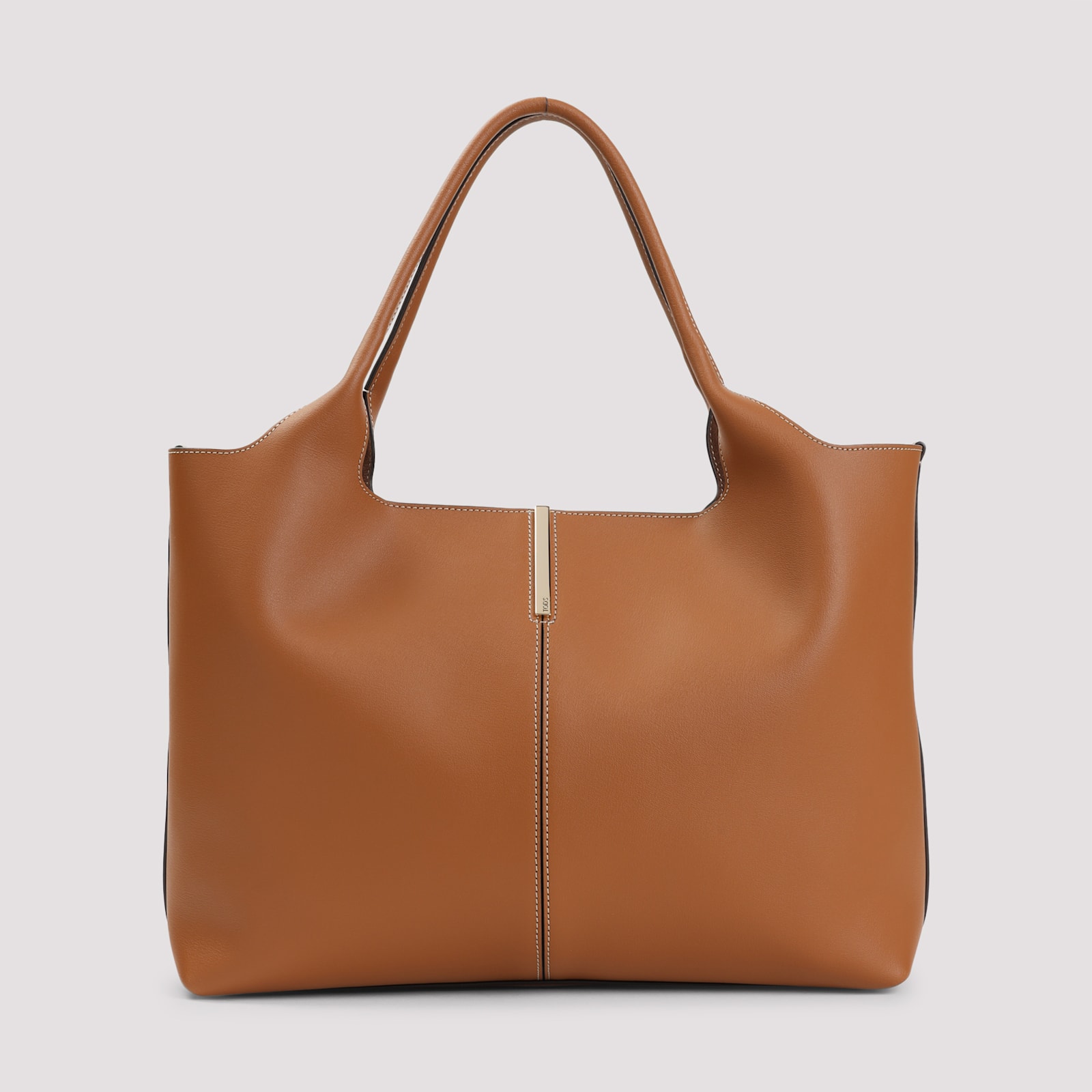 Tod's Ebr Shopping Tote Bag In Kenia Cacao
