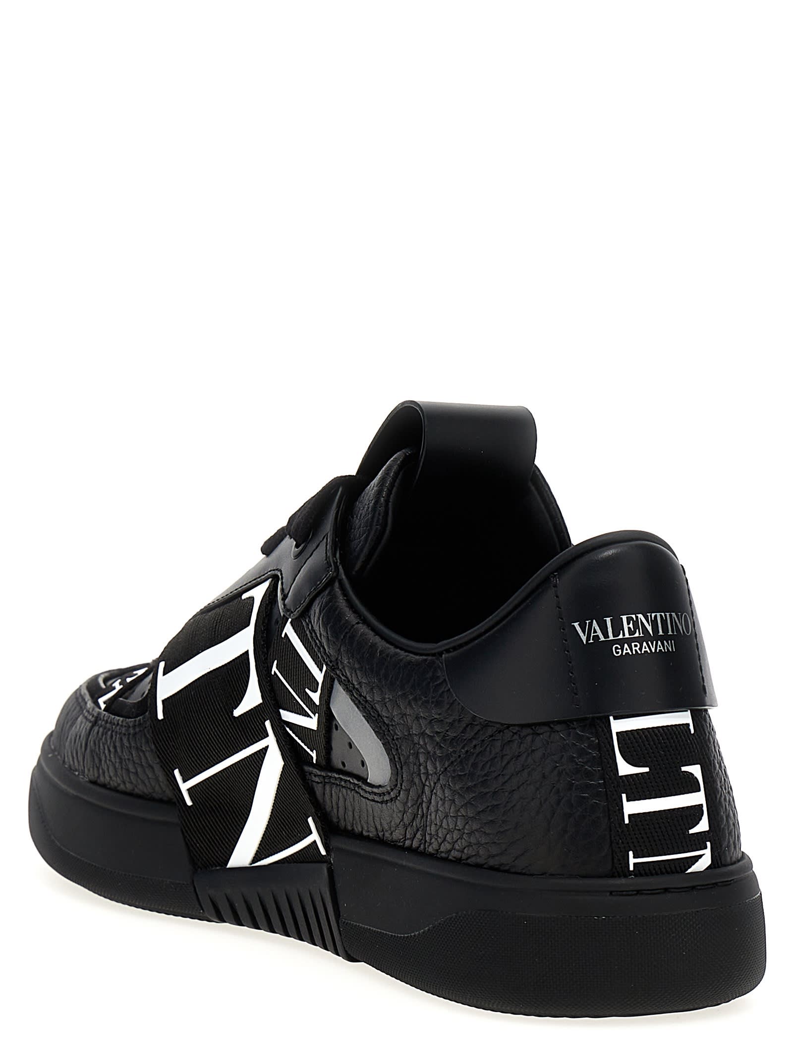 Shop Valentino Vl7n Sneakers In Black