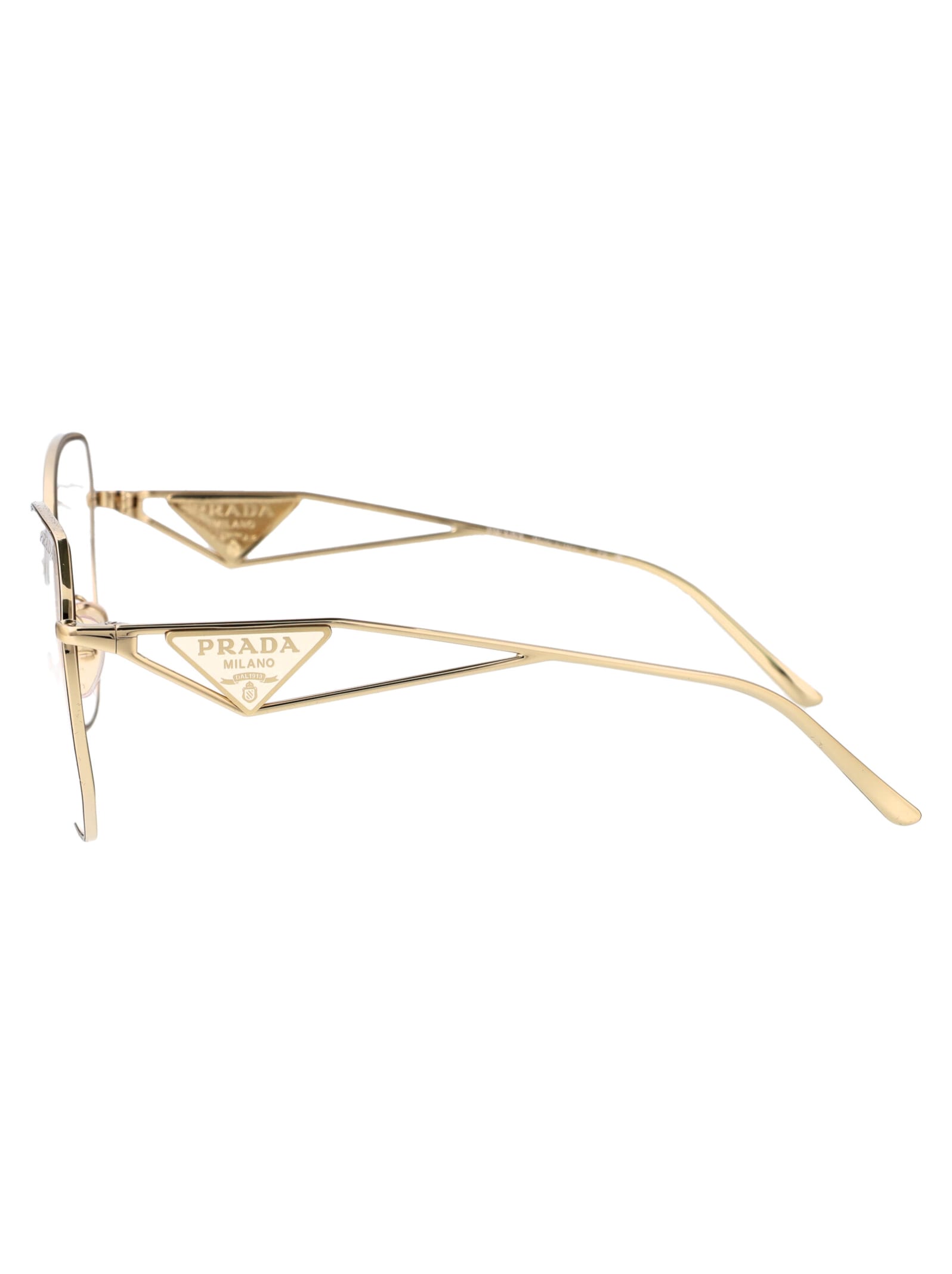 Shop Prada 0pr 57ys Sunglasses In Zvn08n Pale Gold