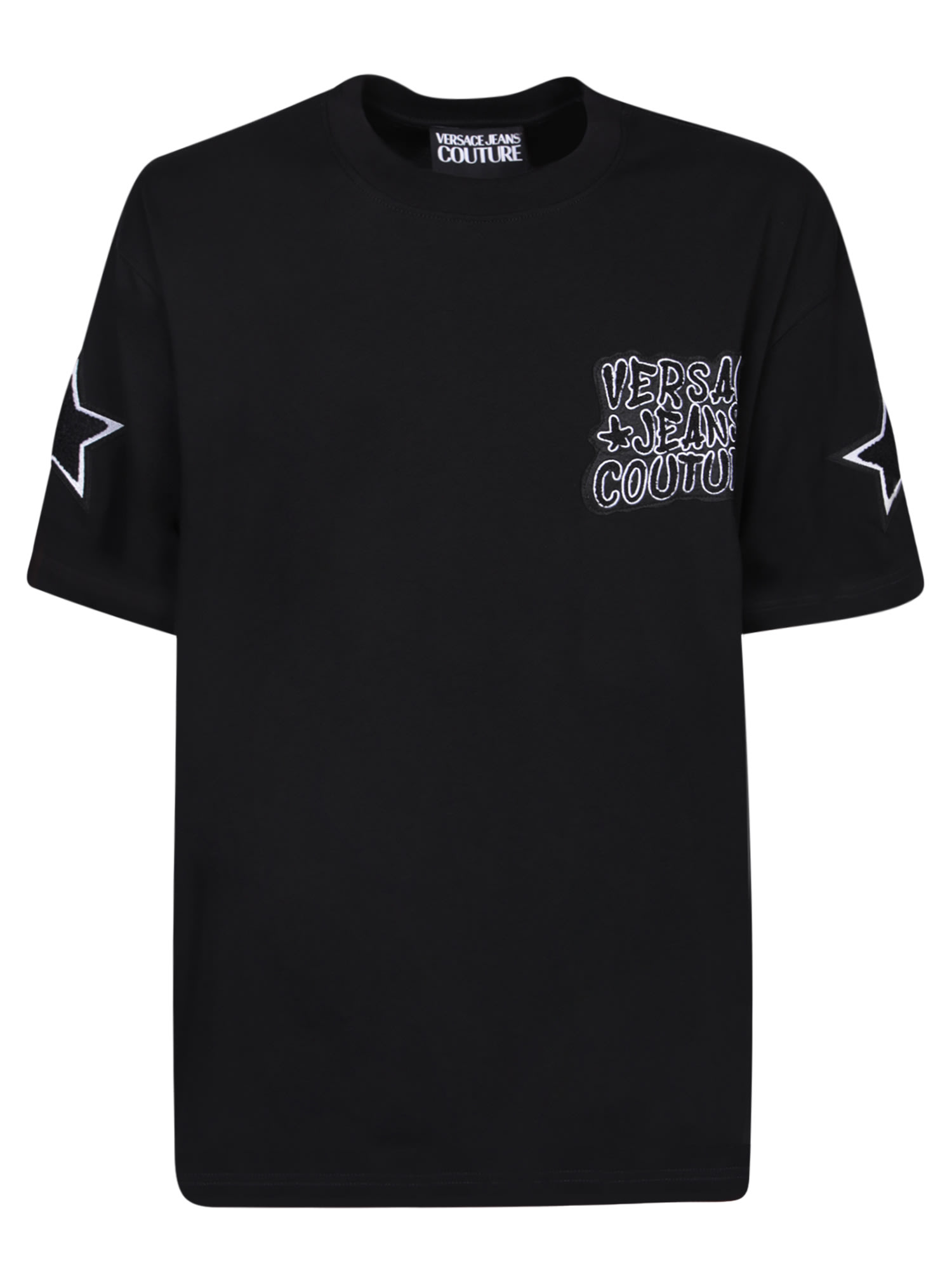 Versace Jeans Couture Logo Star Black T-shirt By