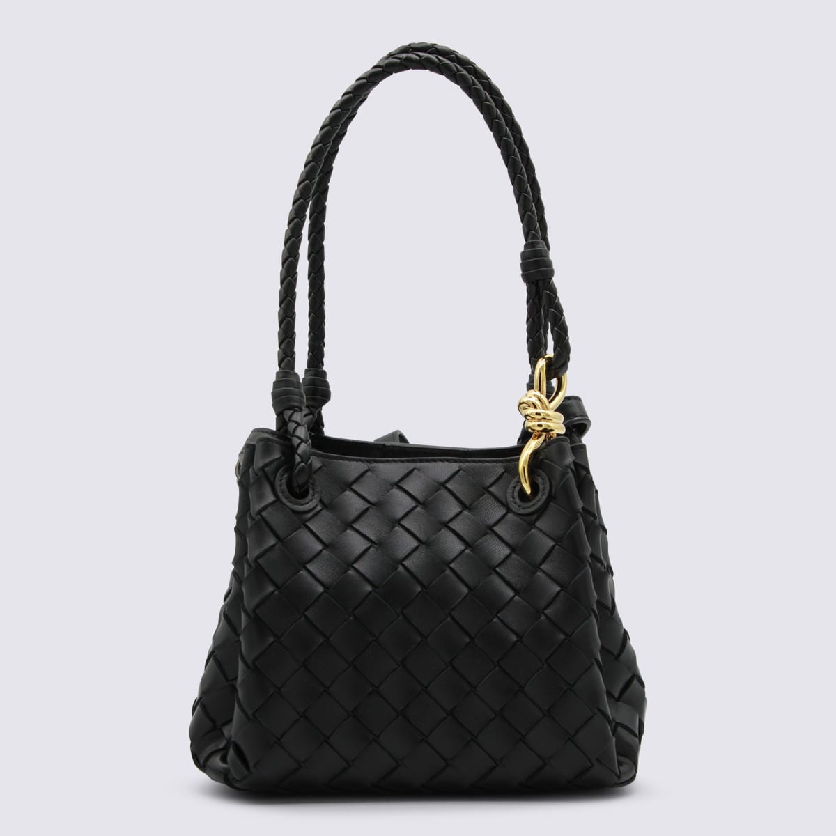 Bottega Veneta Black Leather Bag