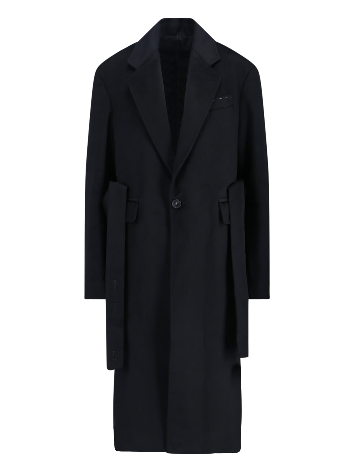 Setchu Single-breasted Cashmere Blazer In Black
