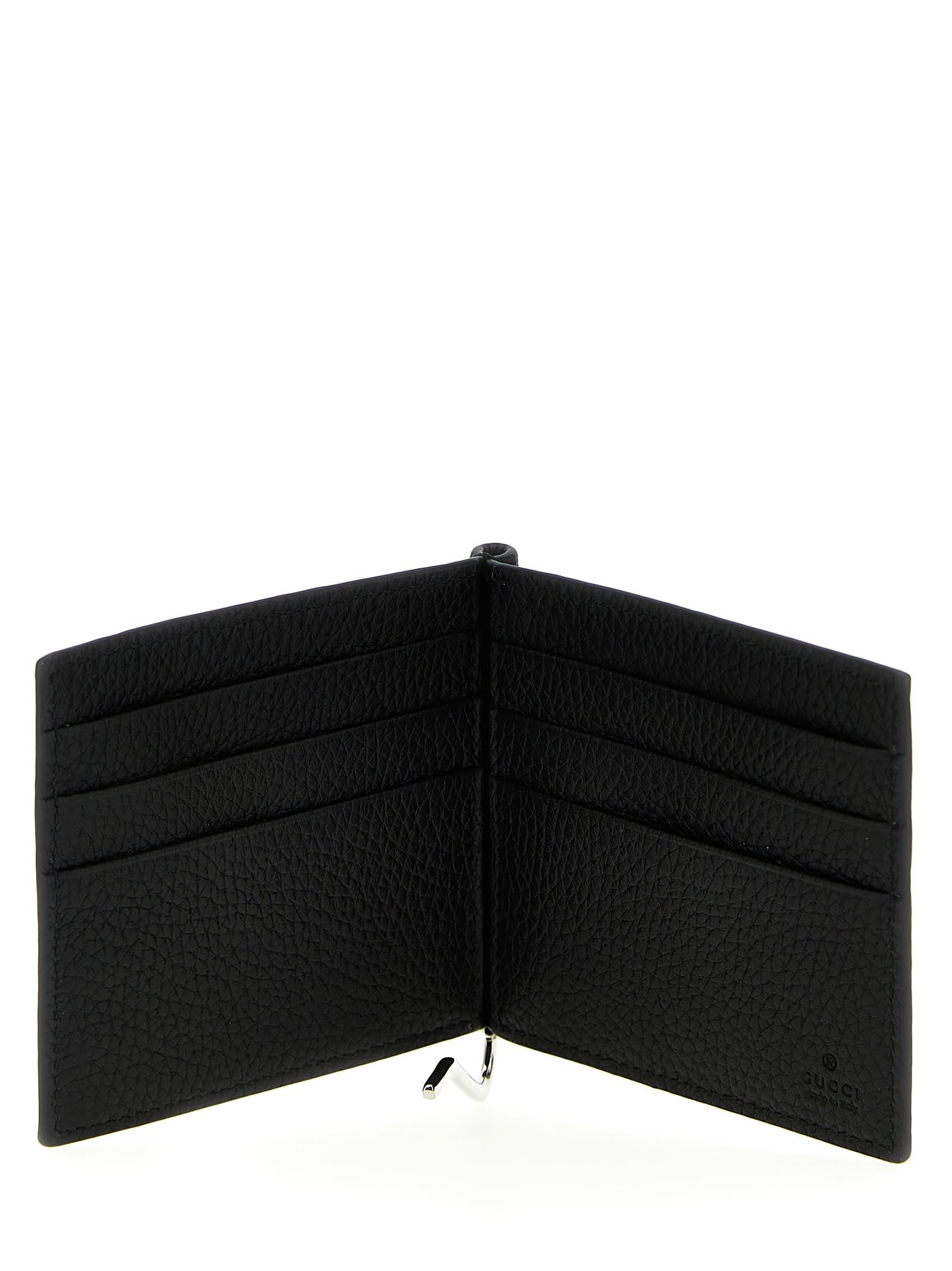 Shop Gucci Jumbo Gg Wallet In Black