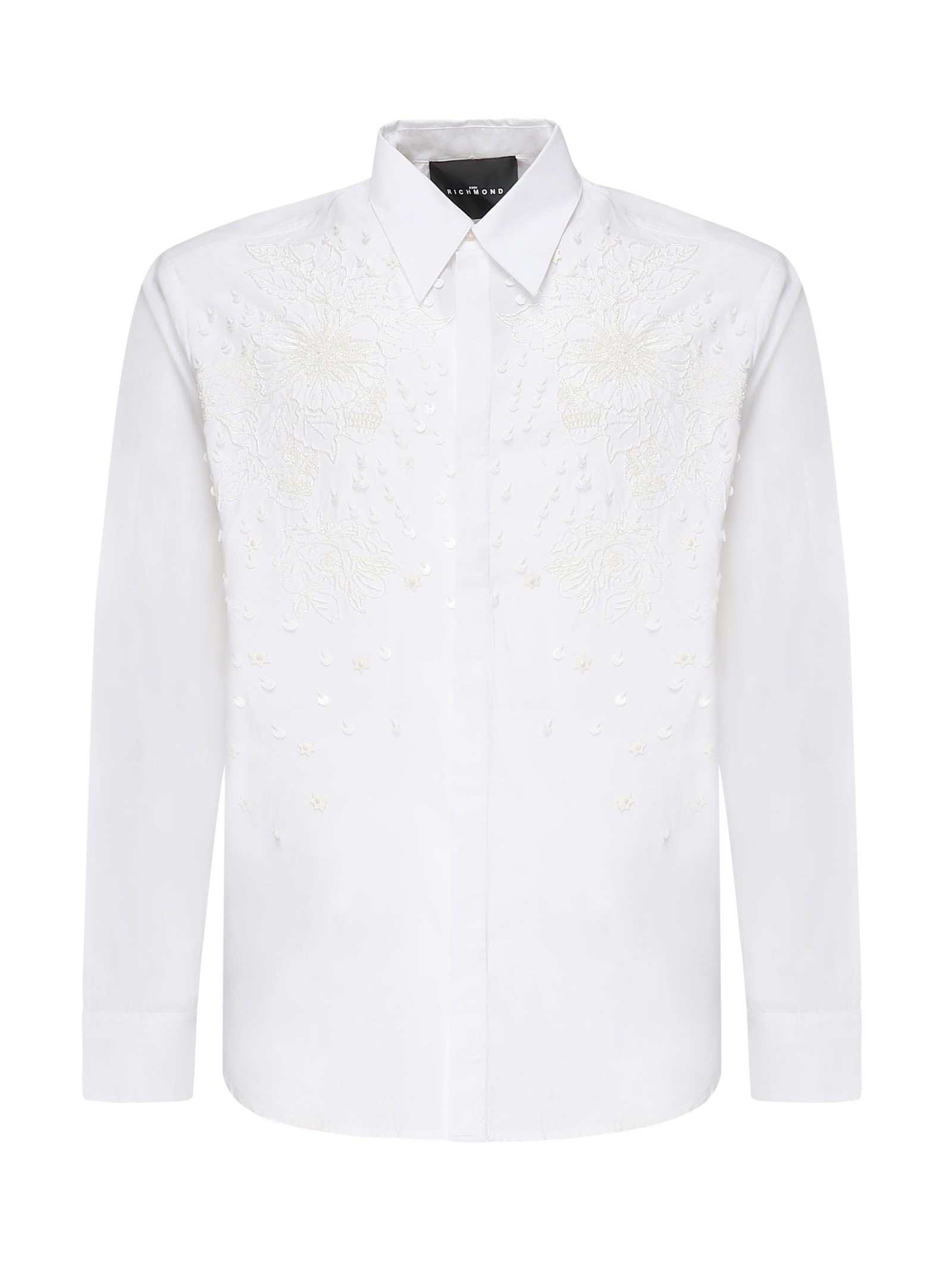 Tavaria Shirt With Embroidery And Sequins