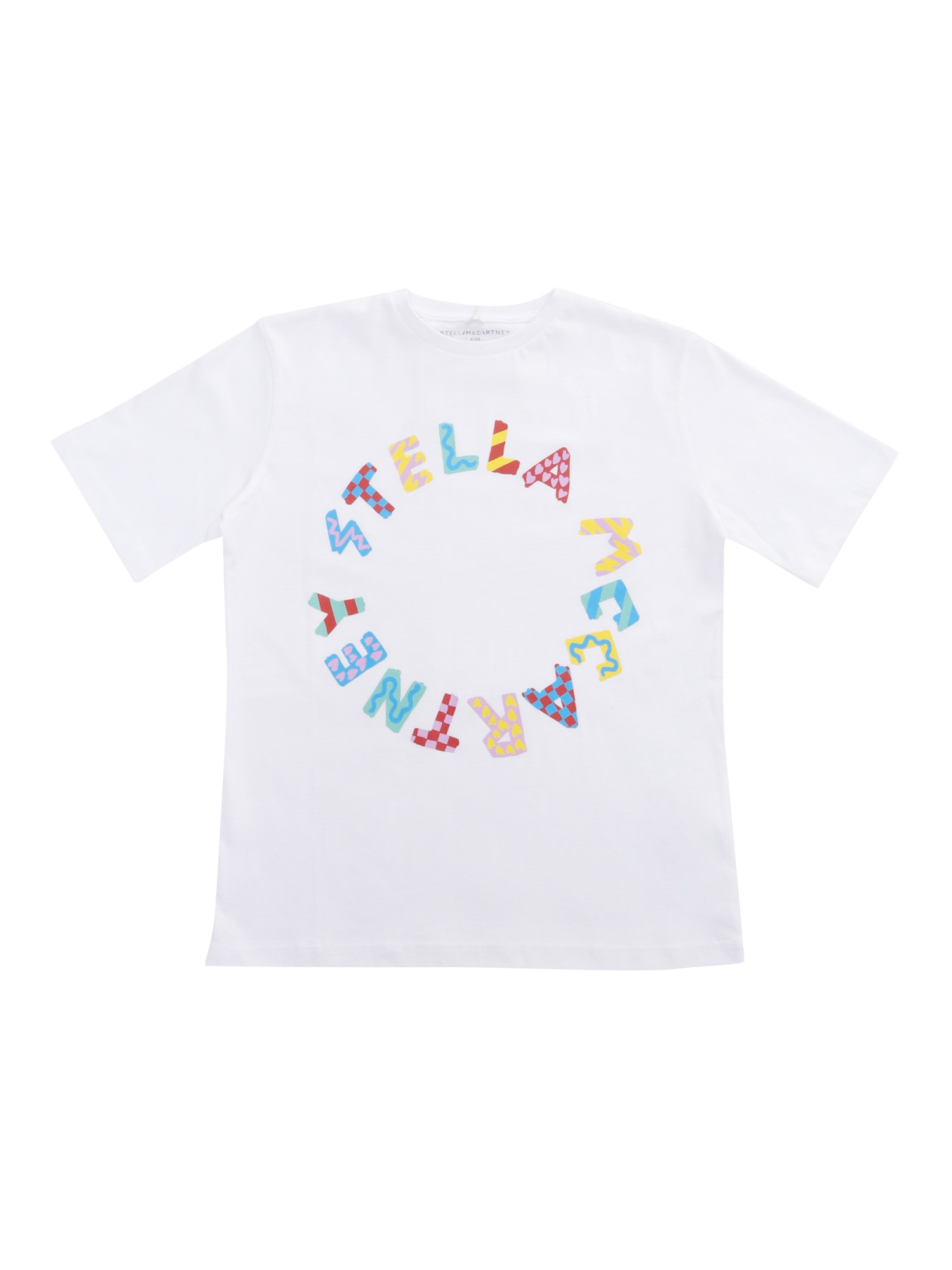 Stella Mccartney Kids' With T-shirt With Logo In White