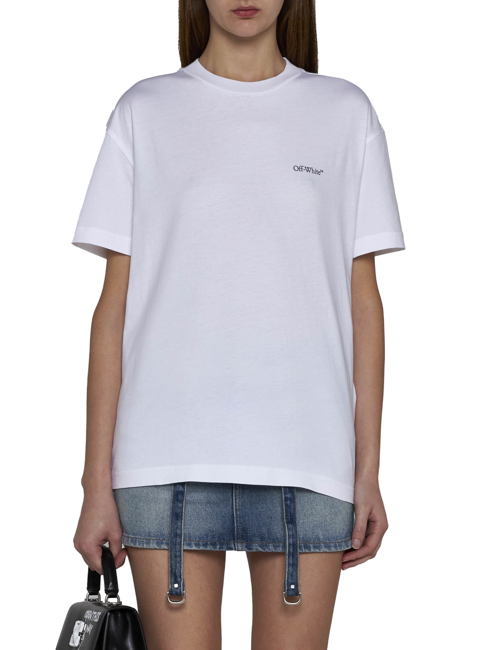 Shop Off-white T-shirt In Multicolour