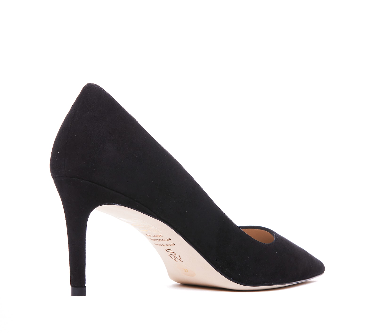 Shop Stuart Weitzman Stuart Decollete In Black