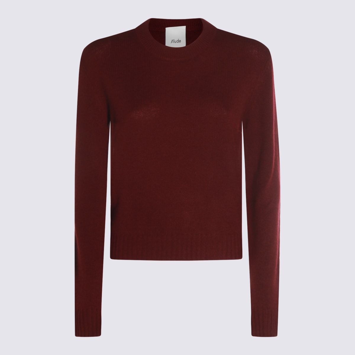 Allude Bordeaux Cashmere Knitwear In Burgundy