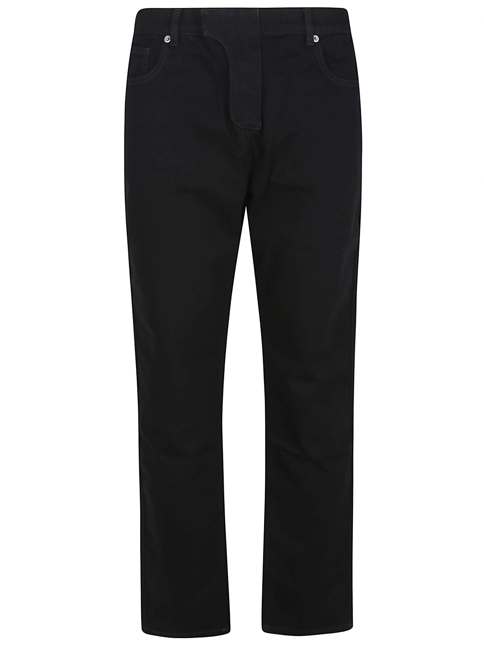 Regular Denim Pants - Black