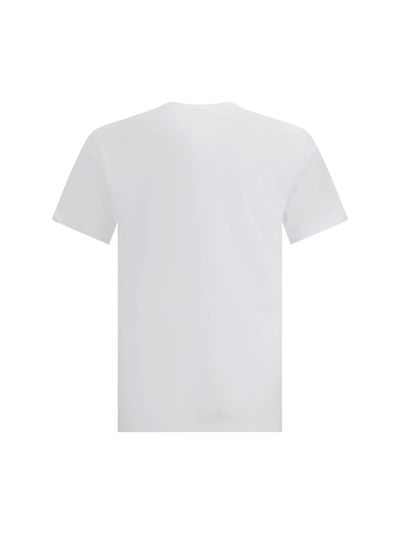 Comme Des Garçons Shirt Graphic-letters T-shirt In Multi