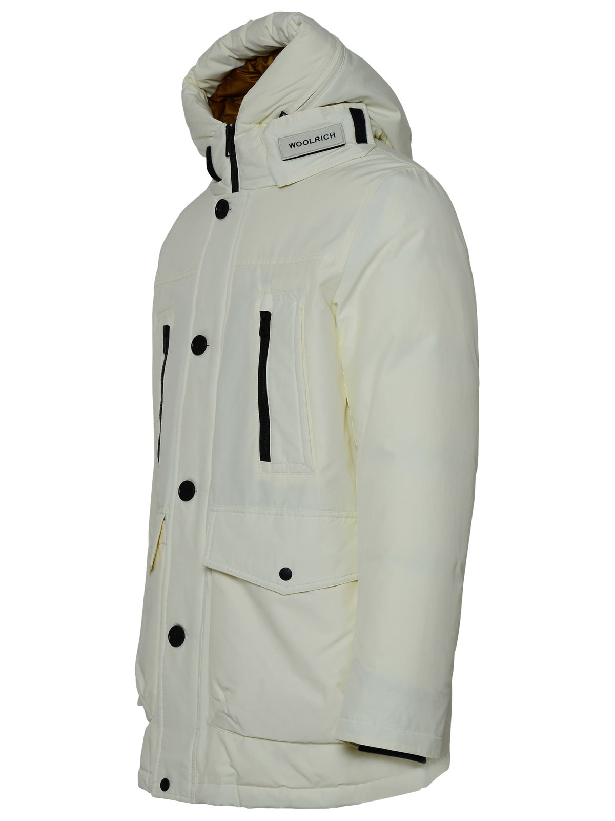 Shop Woolrich Arctic Evolution White Ramar Parka In Bianco