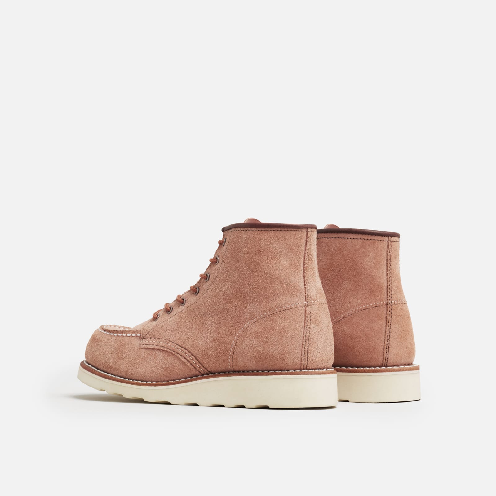 Shop Red Wing Classic Moc In Dusty Rose
