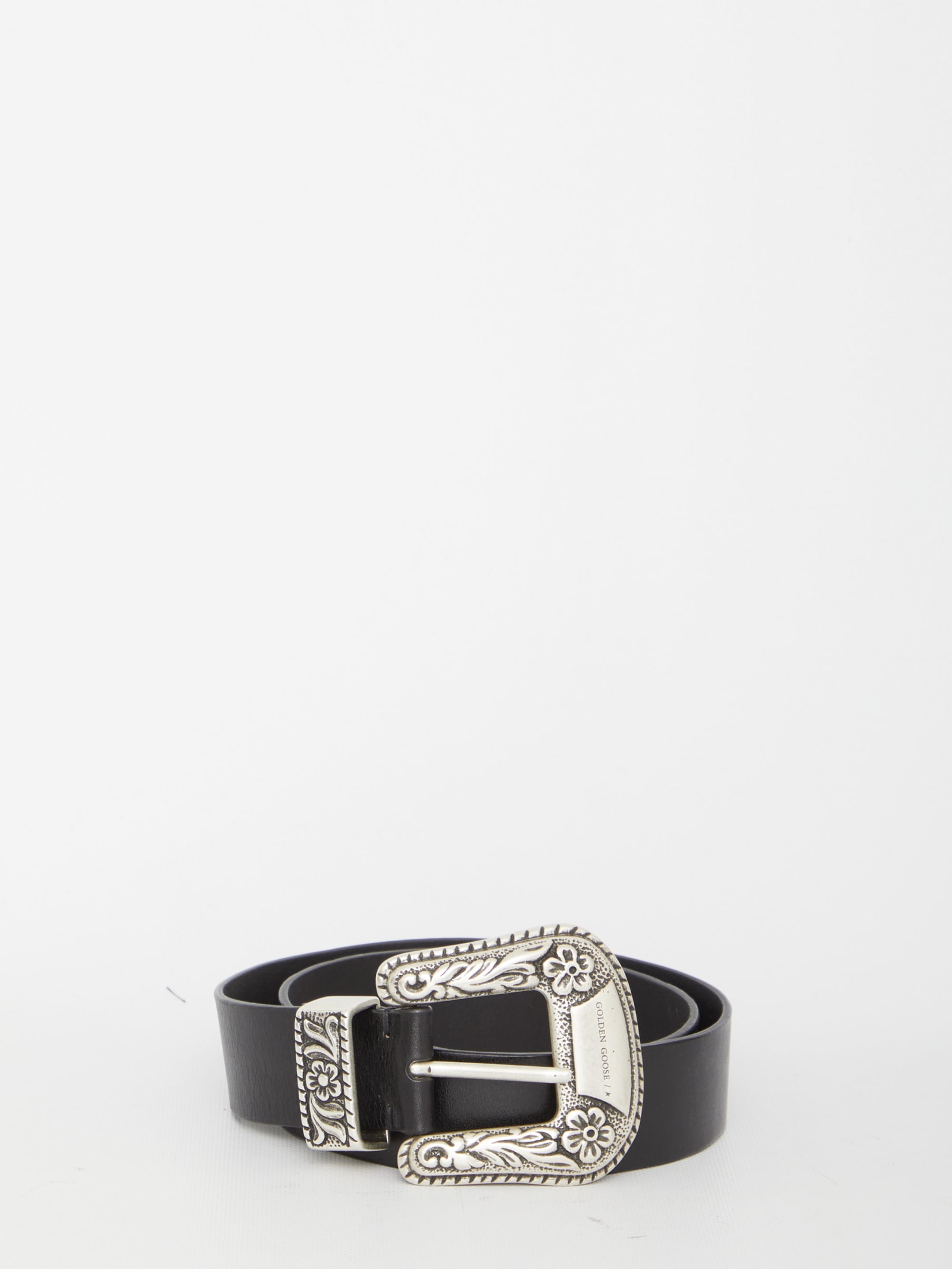 Shop Golden Goose Belt Lace In Black