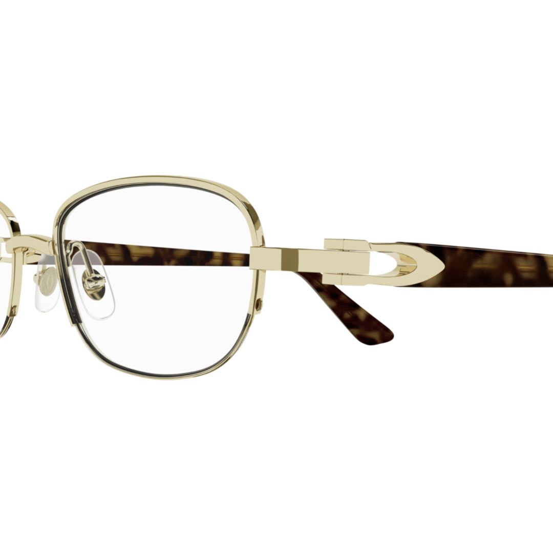 Cartier Ct0317o002 Gold Havana Transpare In 002 Gold Havana Transpare