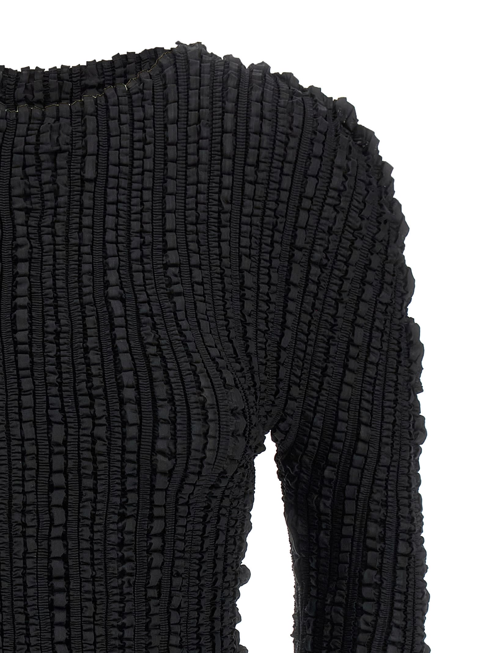 Issey Miyake Jellyfish Pleats Sweaters And Cardigans Black