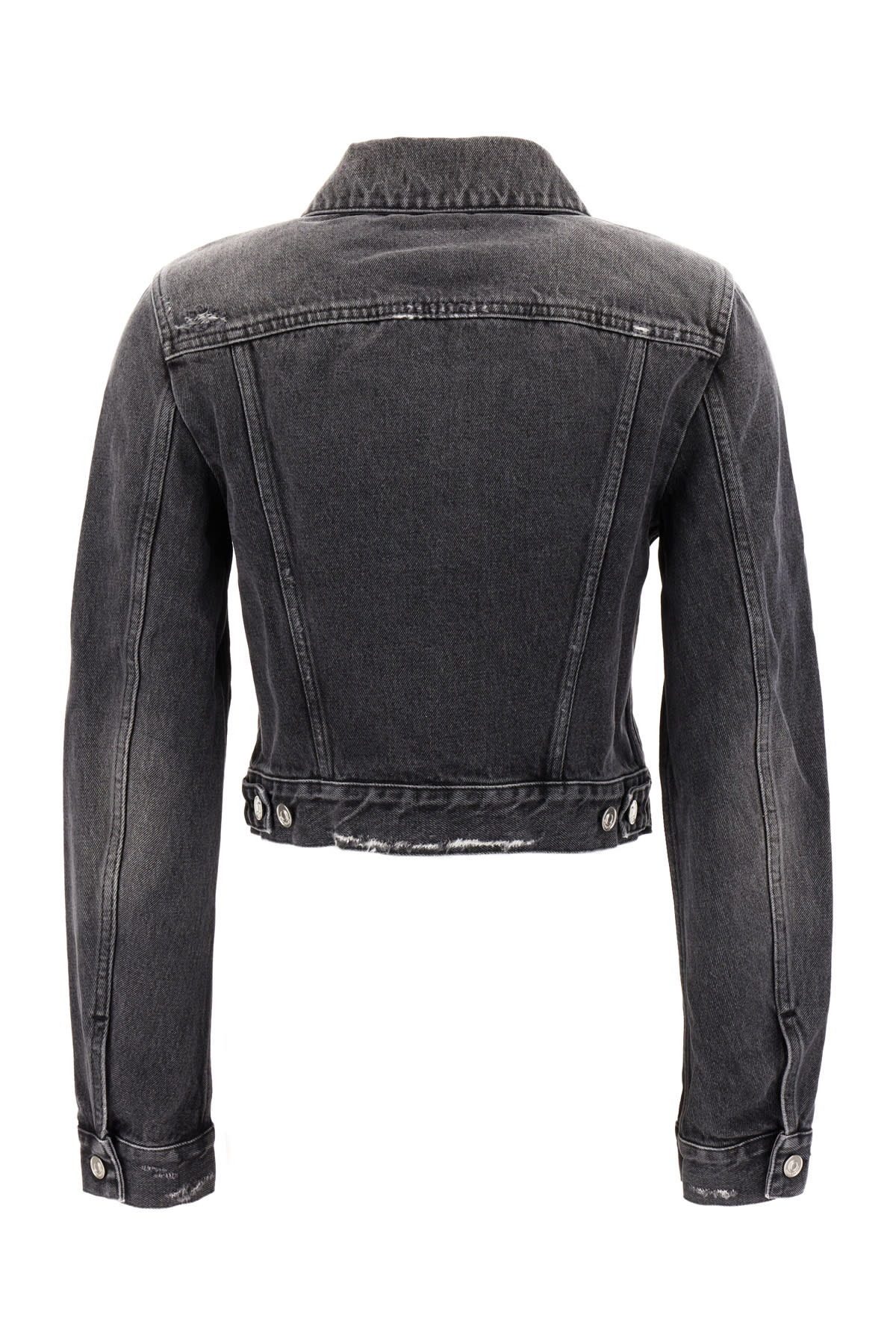 Shop Givenchy Slate Denim Jacket In 001