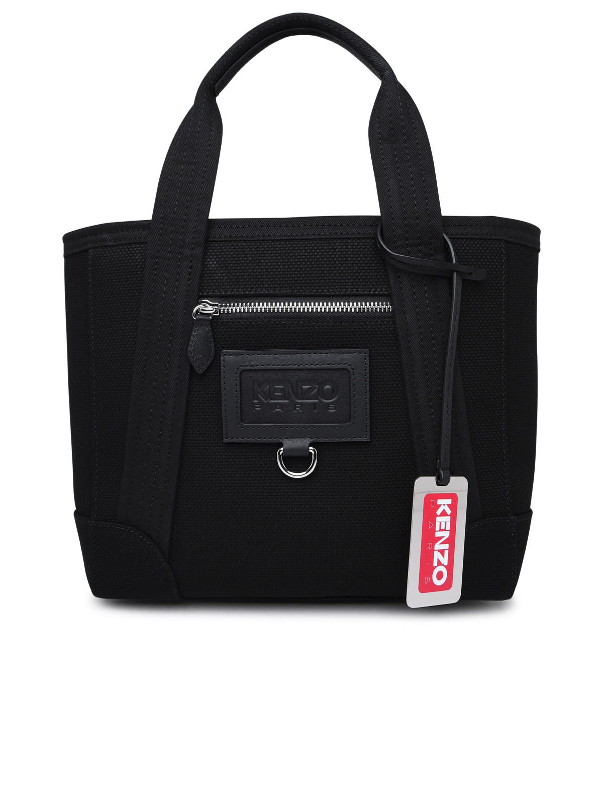 Shop Kenzo Small Bag In Black Fabric In Nero