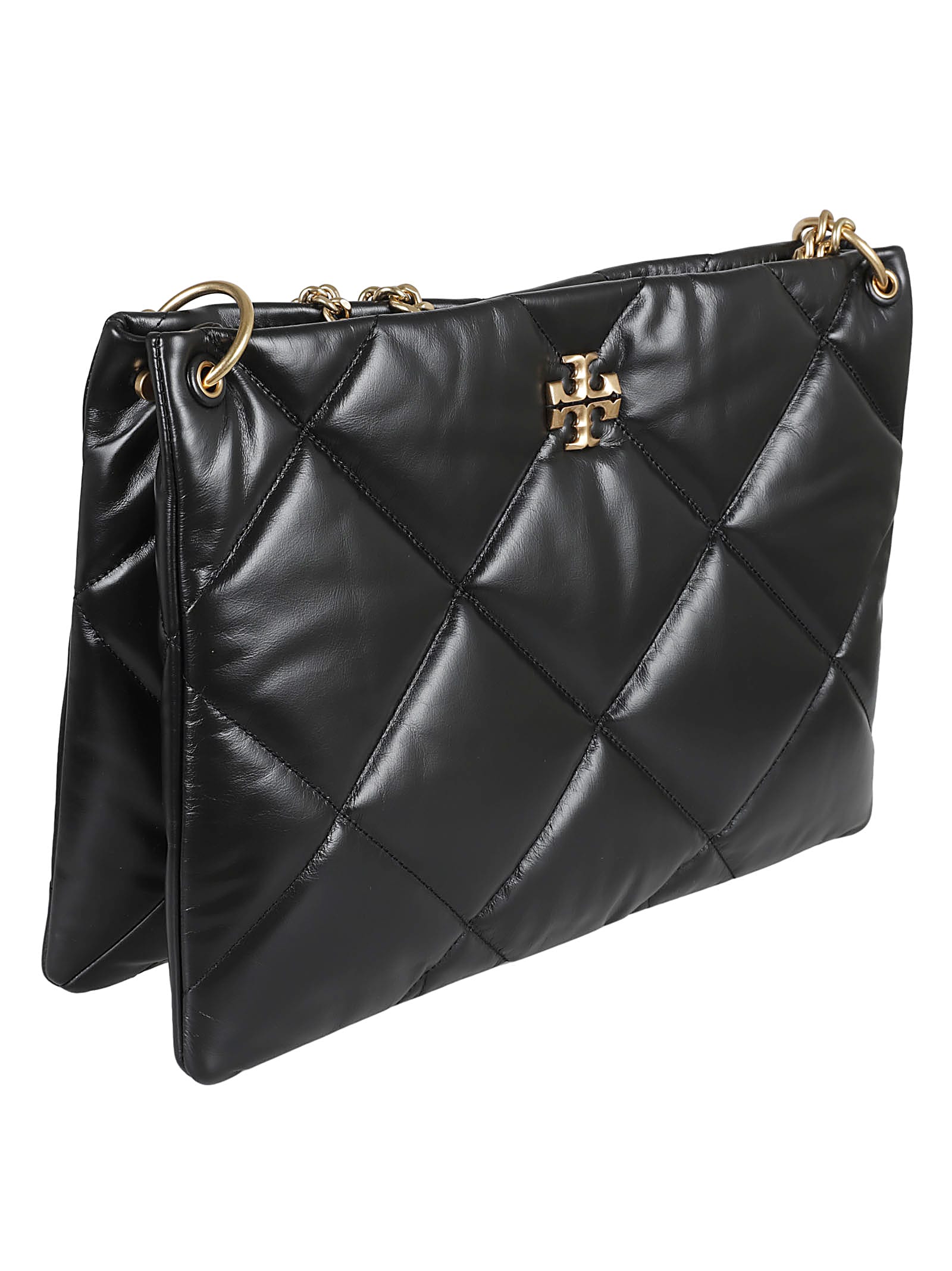 Shop Tory Burch Kira Diamond Clutch In Black