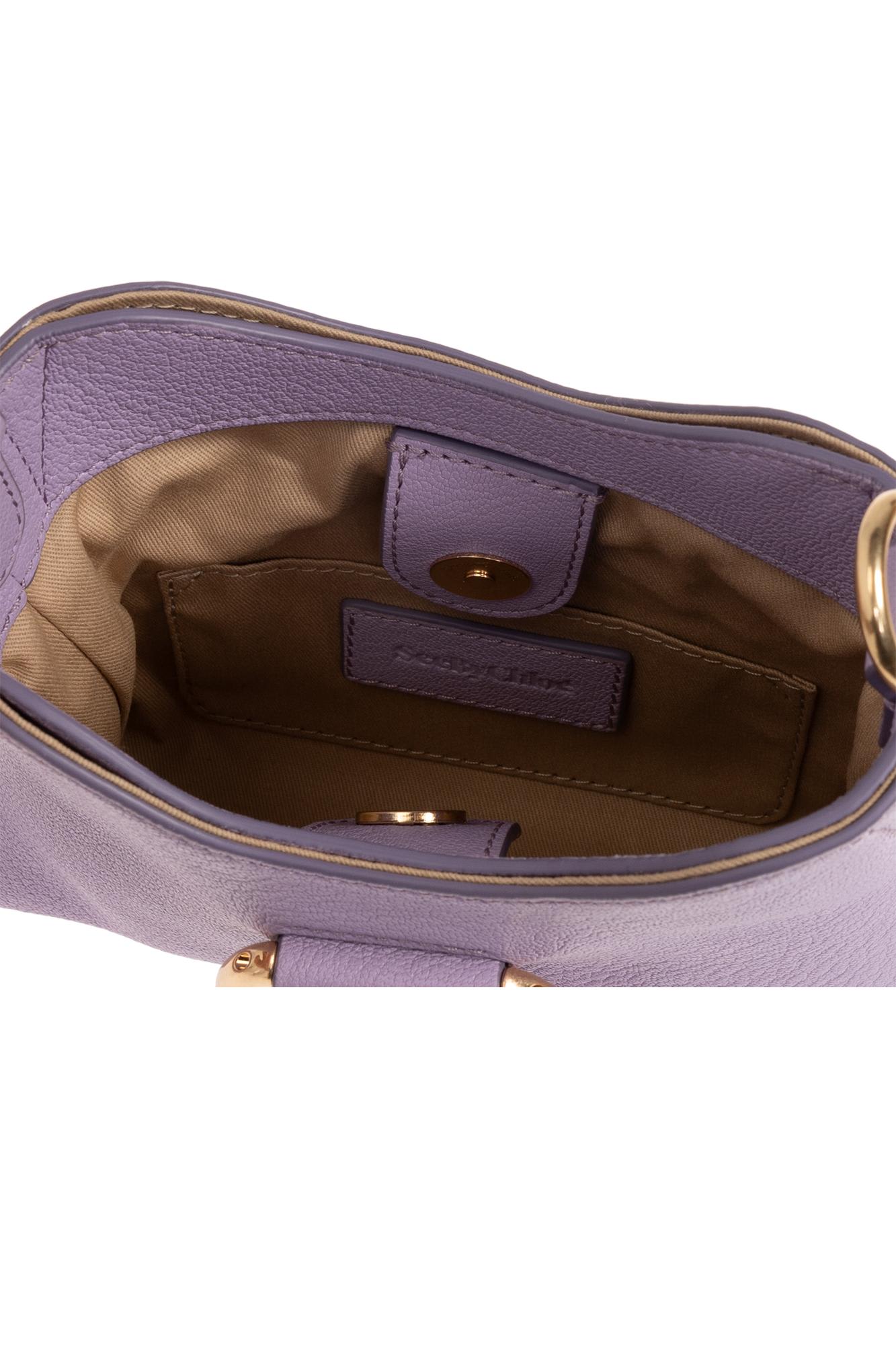 Shop See By Chloé Mara Small Shoulder Bag In Lilac