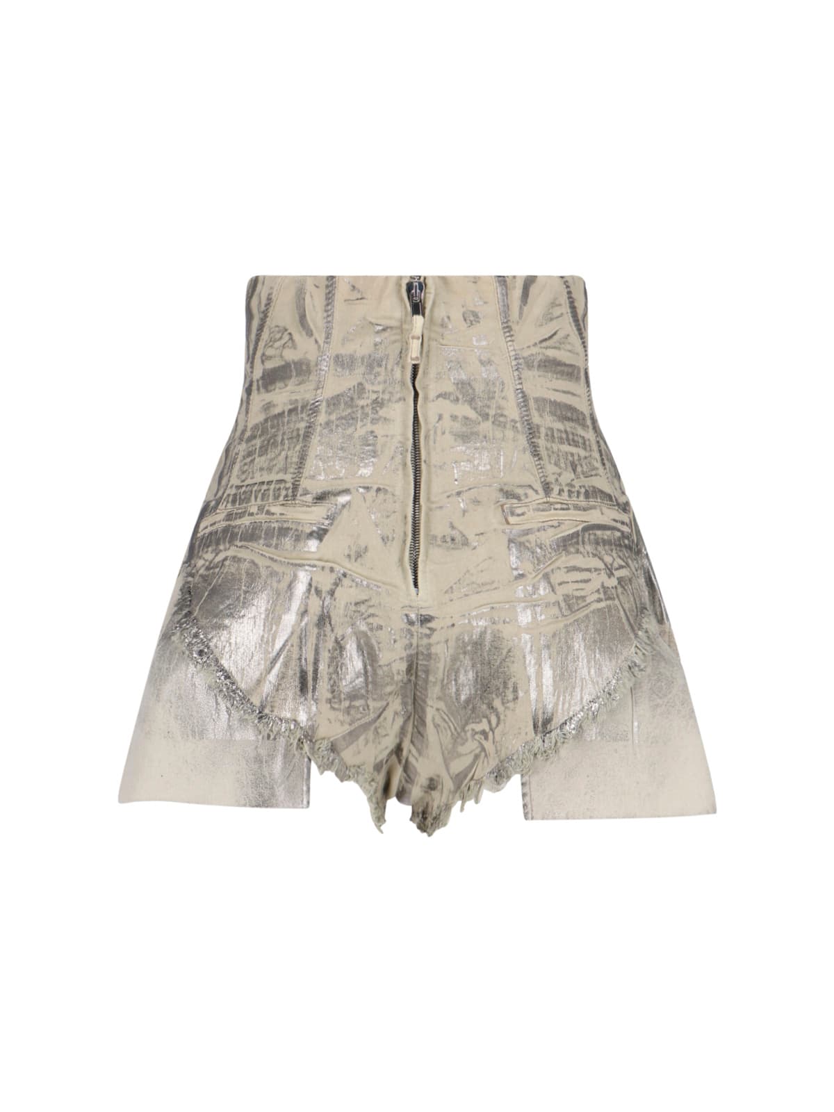 Drkshdw Concordians Shorts In Metallic