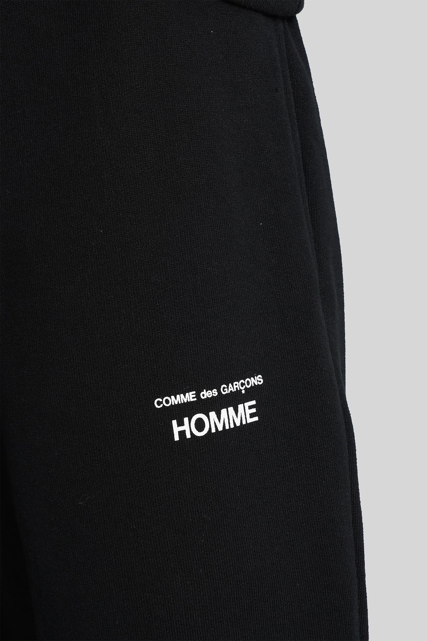 Comme Des Garçons Homme Deux Logo-print Track Pants In Black