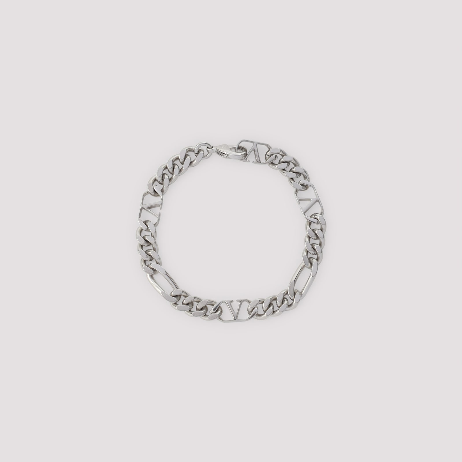 Valentino Garavani Vlogo Signature Metal Bracelet In Metallic