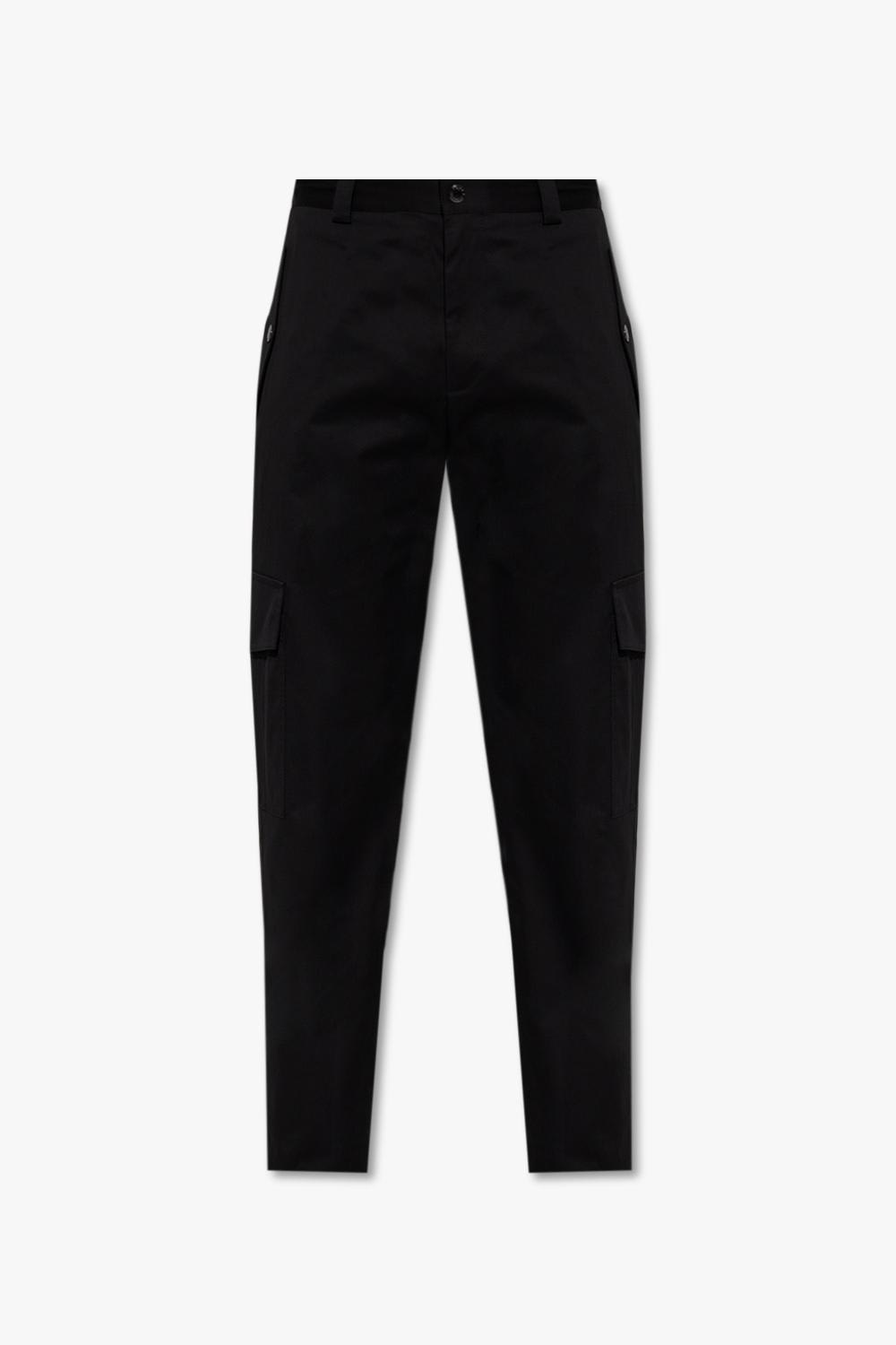 Dolce & Gabbana Trousers With Pockets In Black