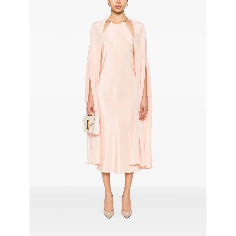 Max Mara Managua Midi Dress In Pink