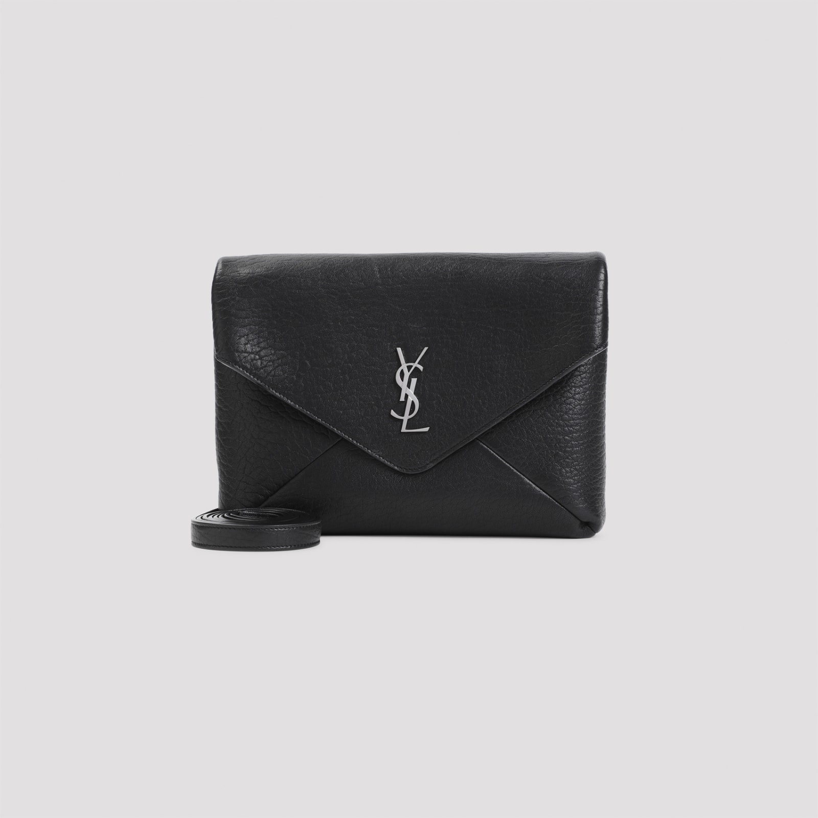Saint Laurent Cassandra Shoulder Bag In Black