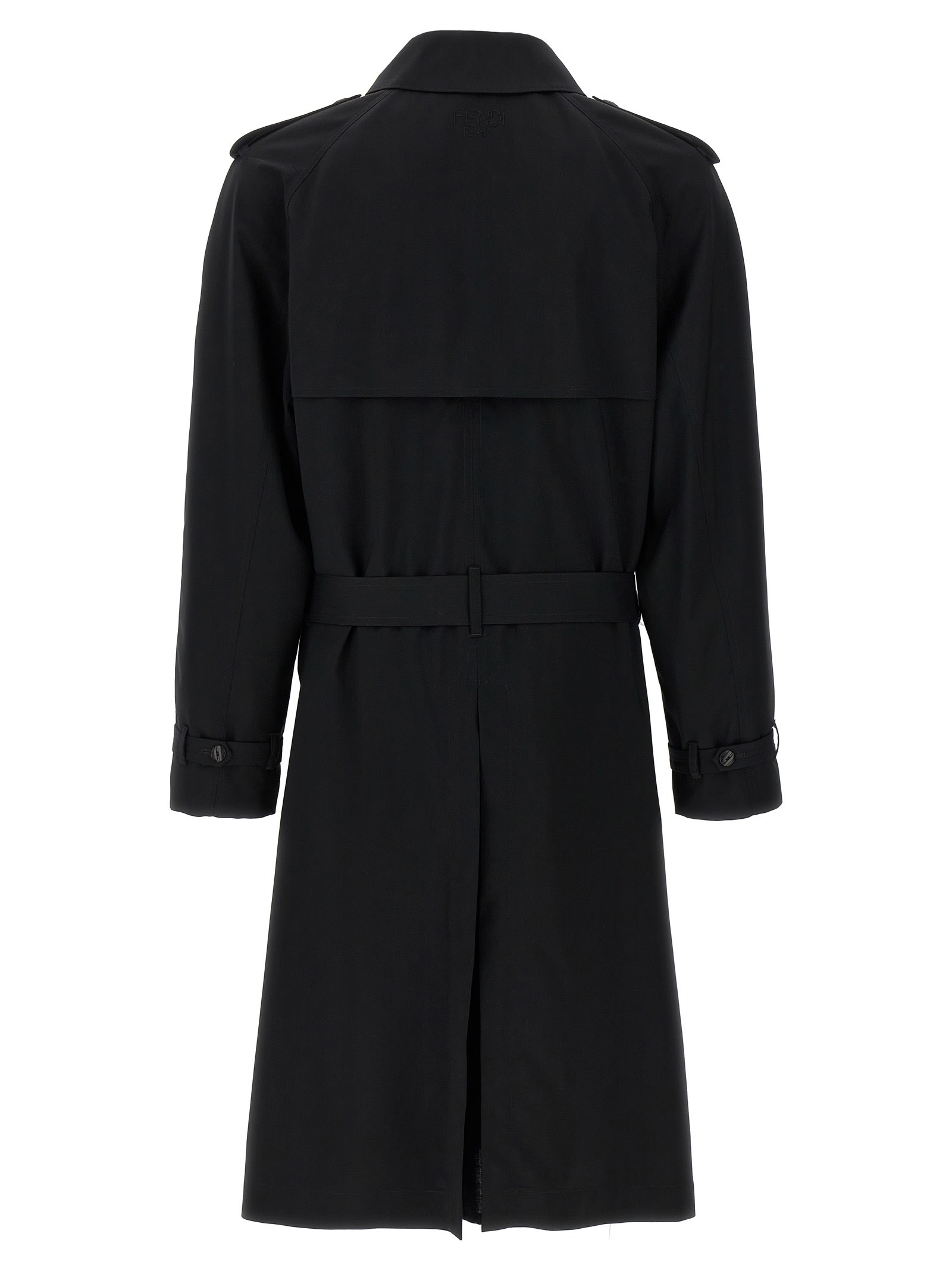 FENDI WOOL TRENCH COAT