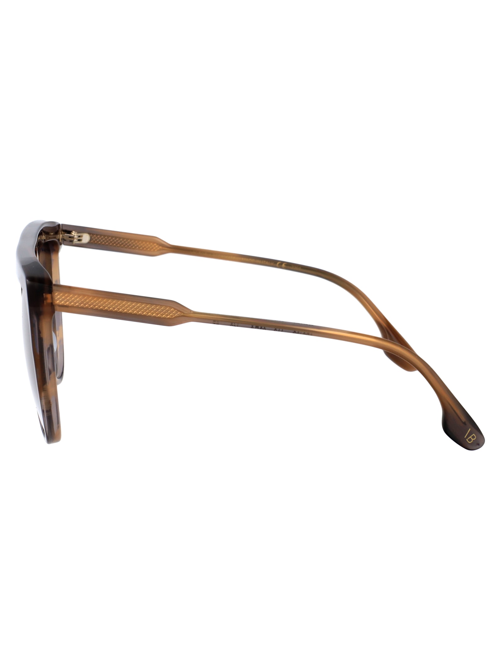 Victoria Beckham Vb600s 223 Aviator Sunglasses In Brown