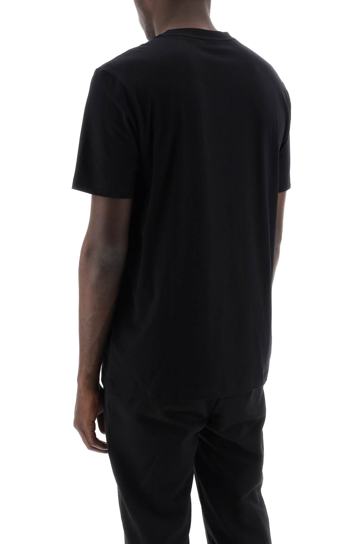 Shop Hugo Boss Dulive T-shirt With Logo Box In Black 007 (black)