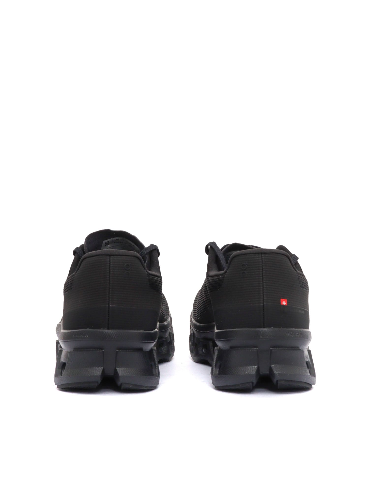 On Cloudmster Void Rubber-trimmed Mesh Running Sneakers In Black