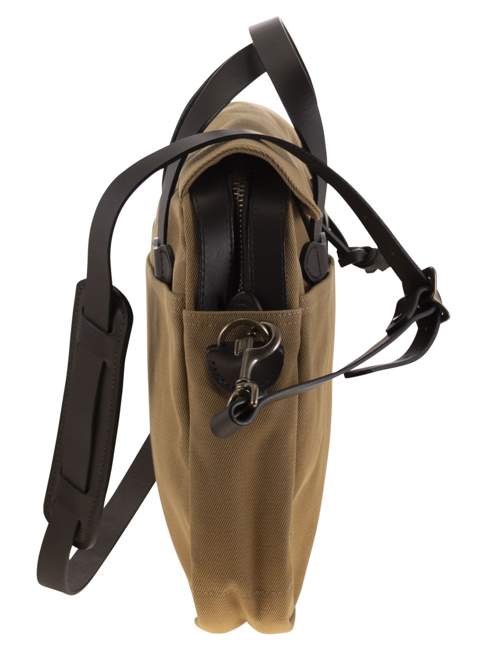 Filson Briefcase In Rugged Twill In Tan
