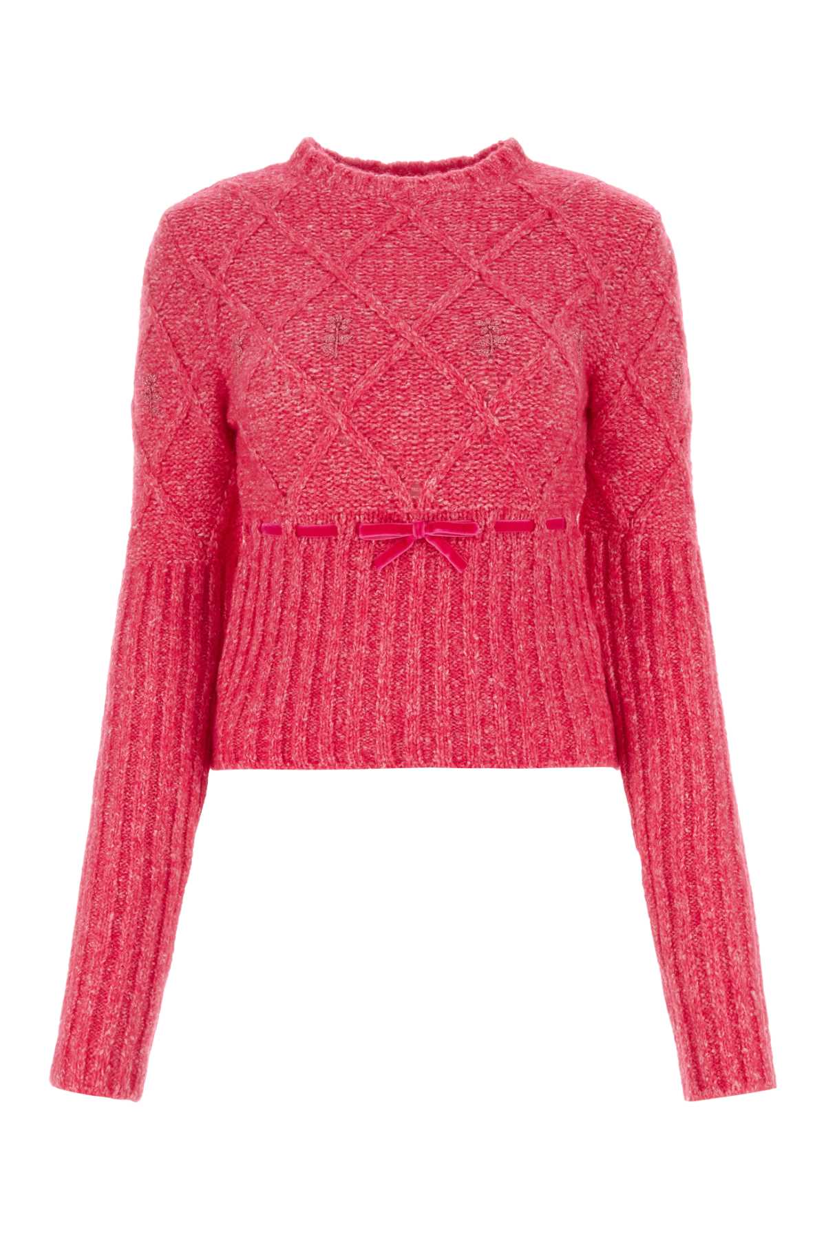 Fuchsia Wool Blend Sweater