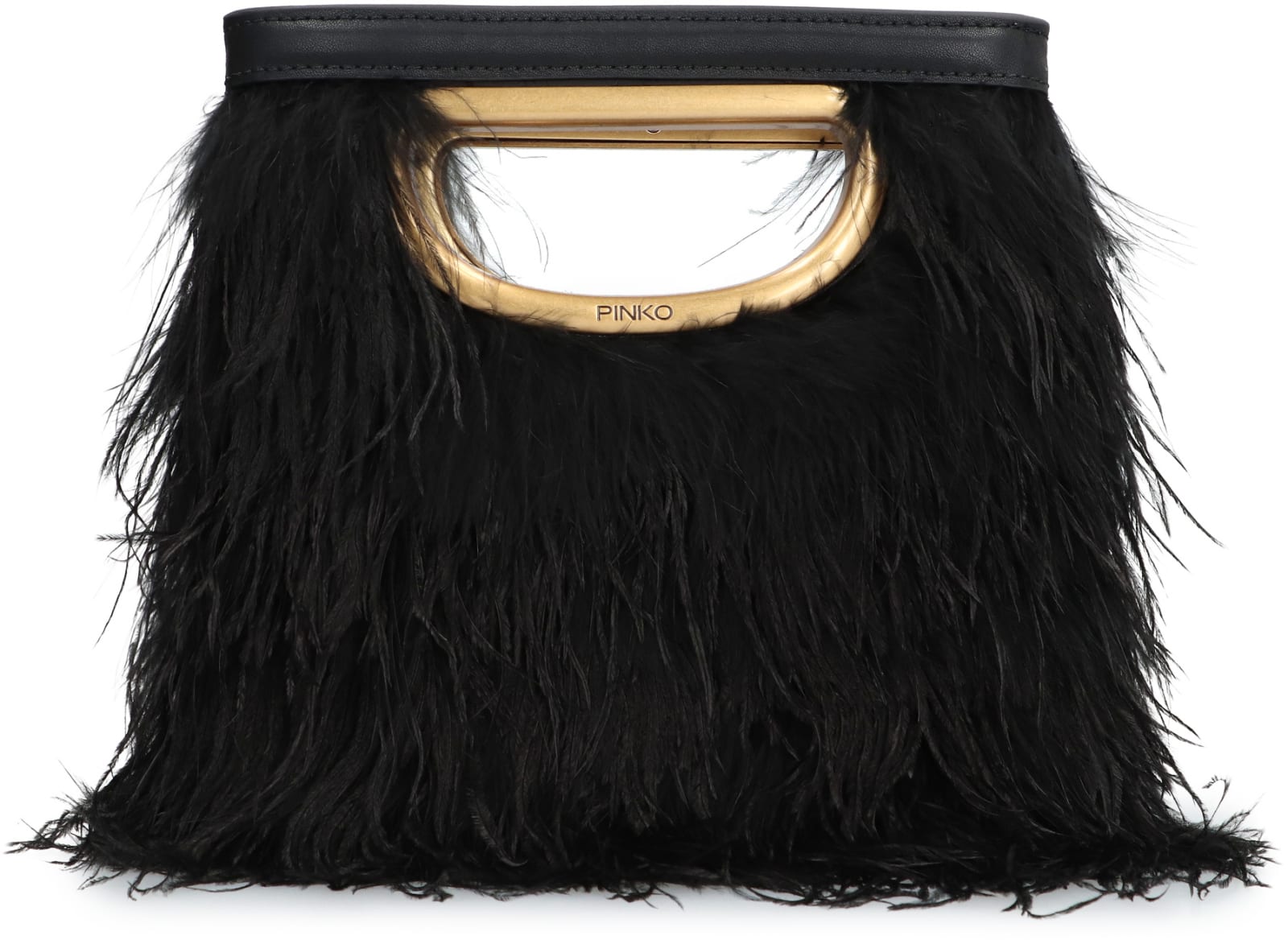 Shop Pinko Square Mini Pochette In Black