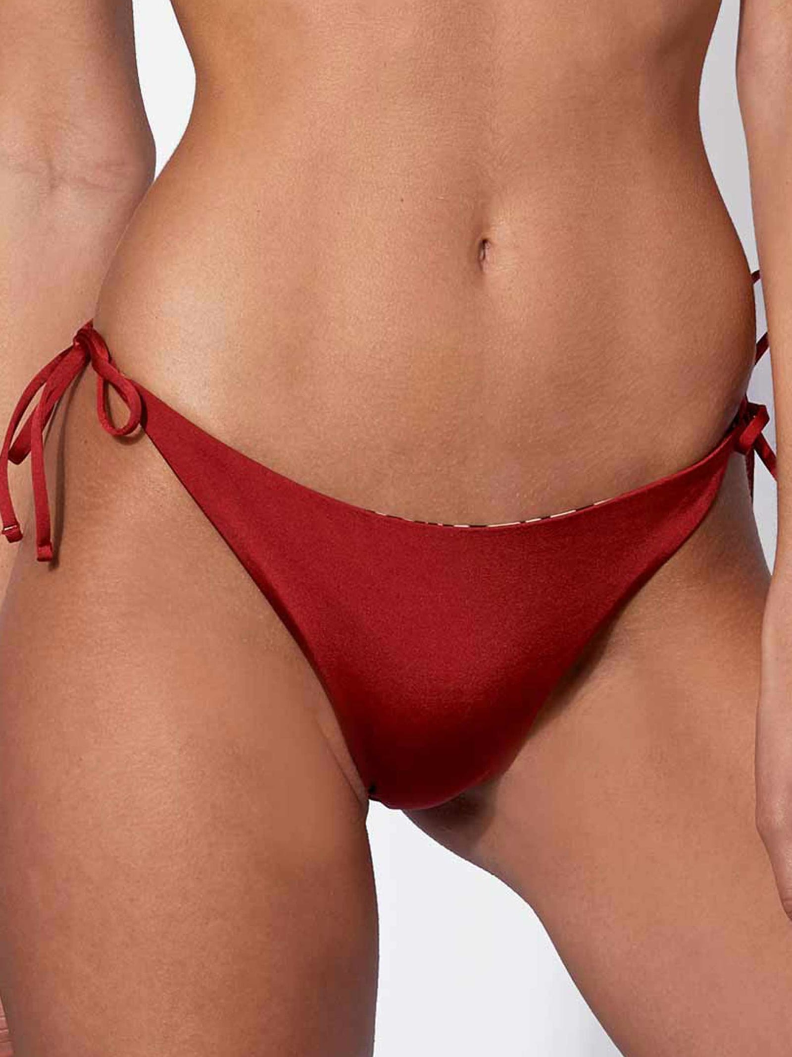 MC2 Saint Barth Burgundy And Animalier Swim Briefs