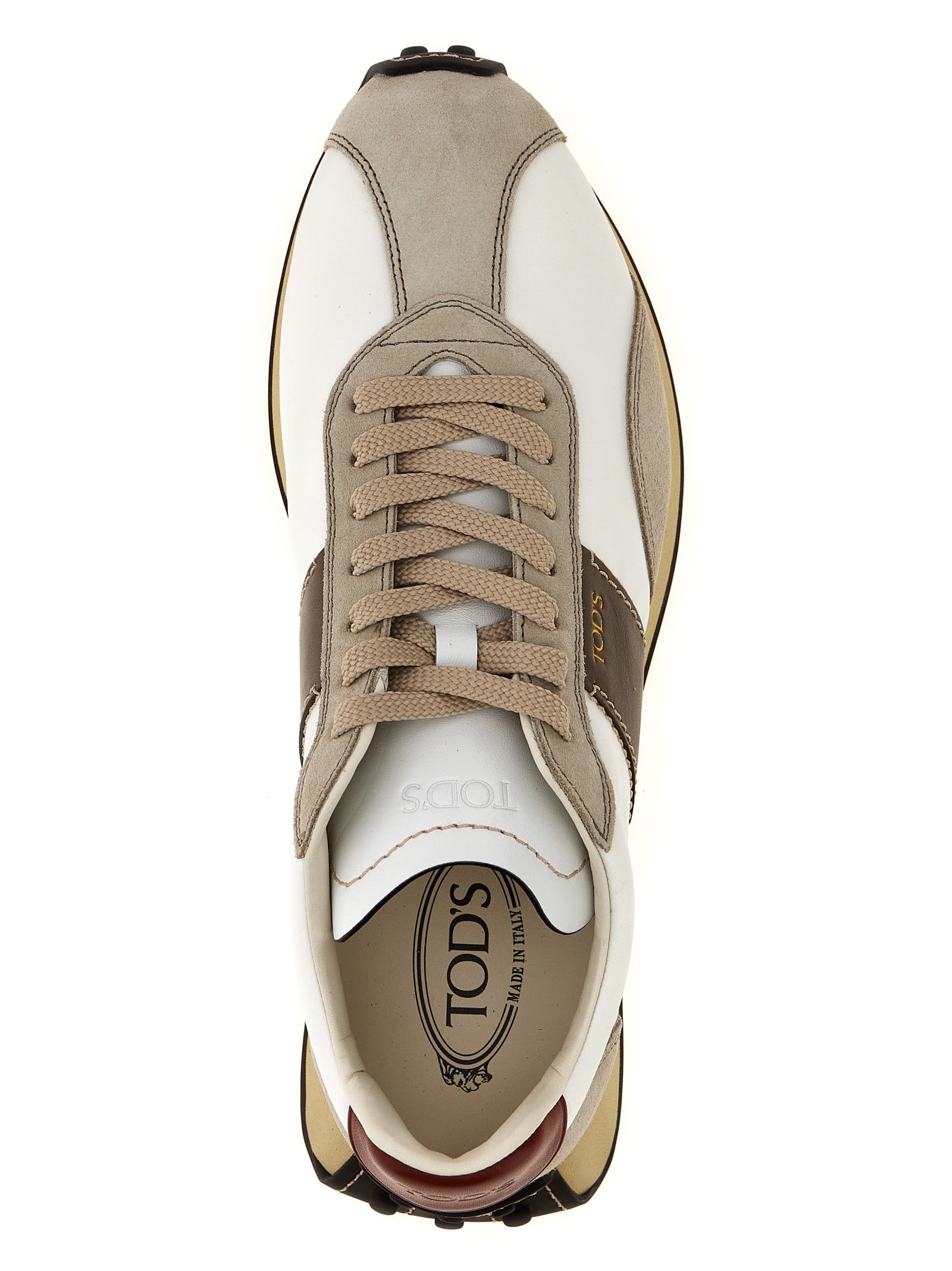 Shop Tod's T Vintage Sneakers In Multicolor