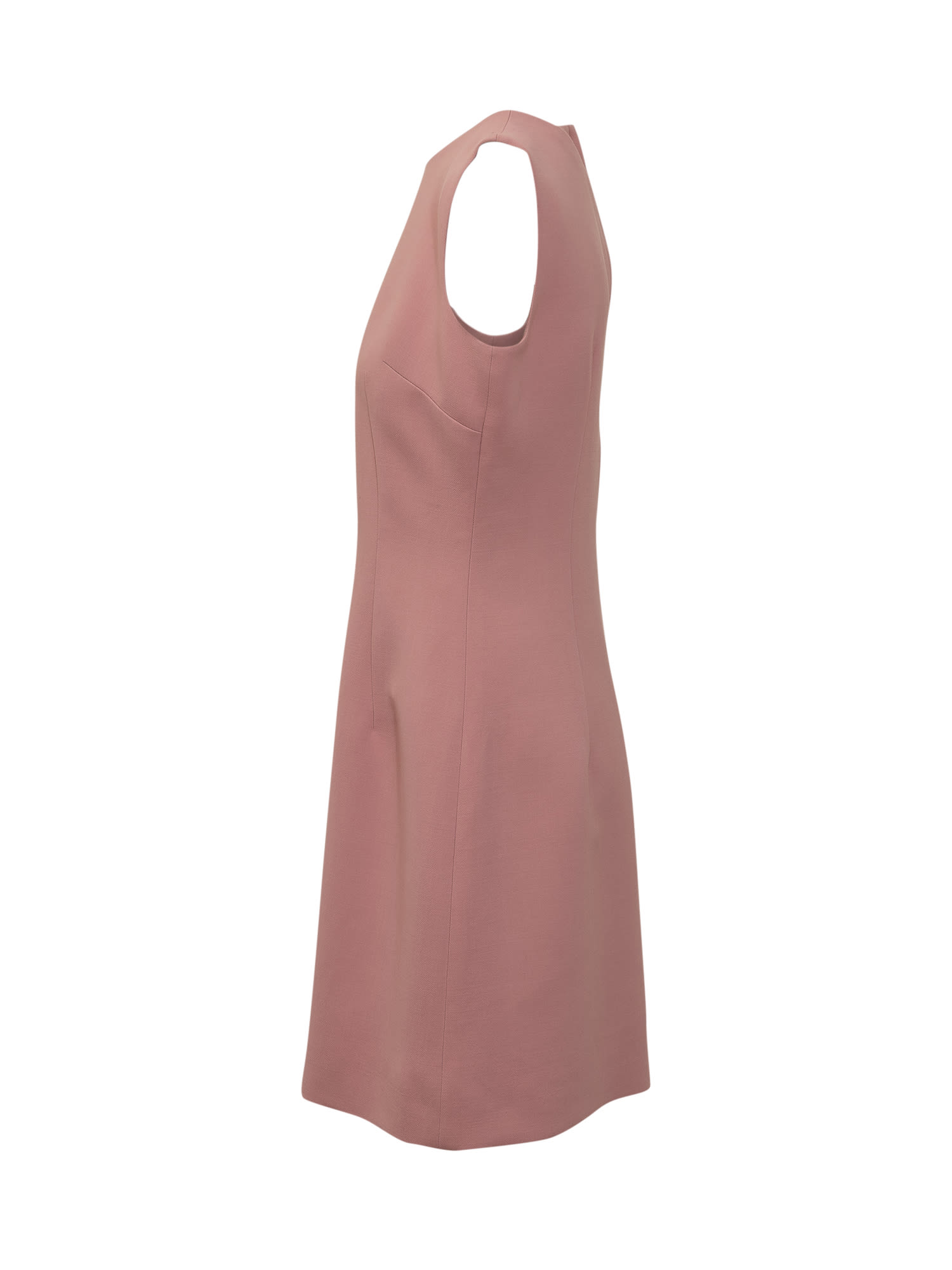 Dolce & Gabbana Dress In Rosa Polvere Scuro