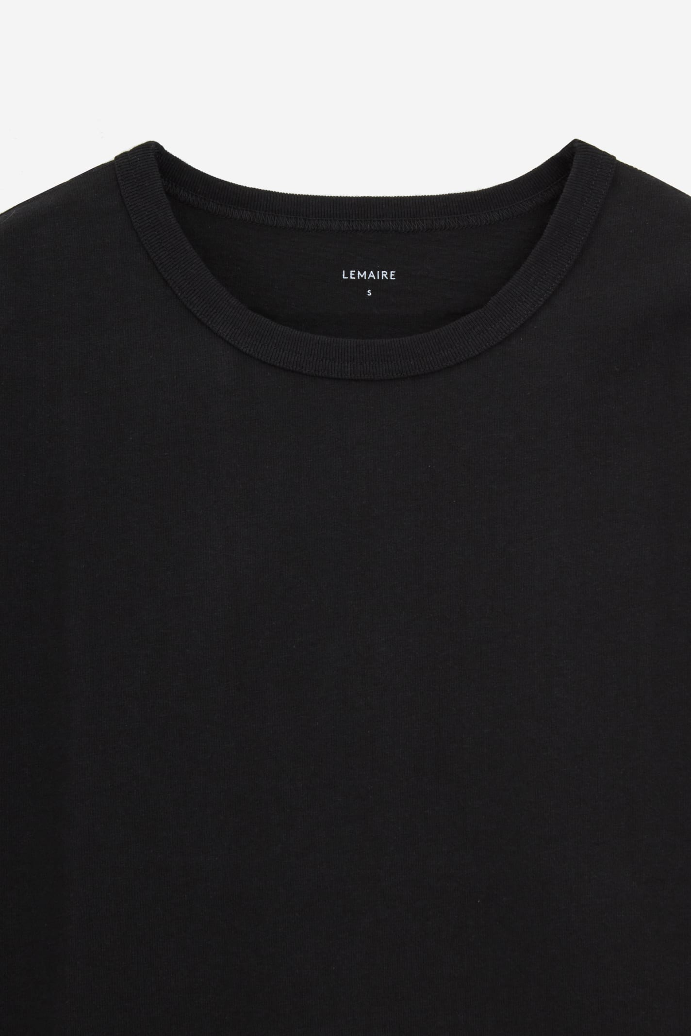 Shop Lemaire Cap Sleeve T-shirt In Black