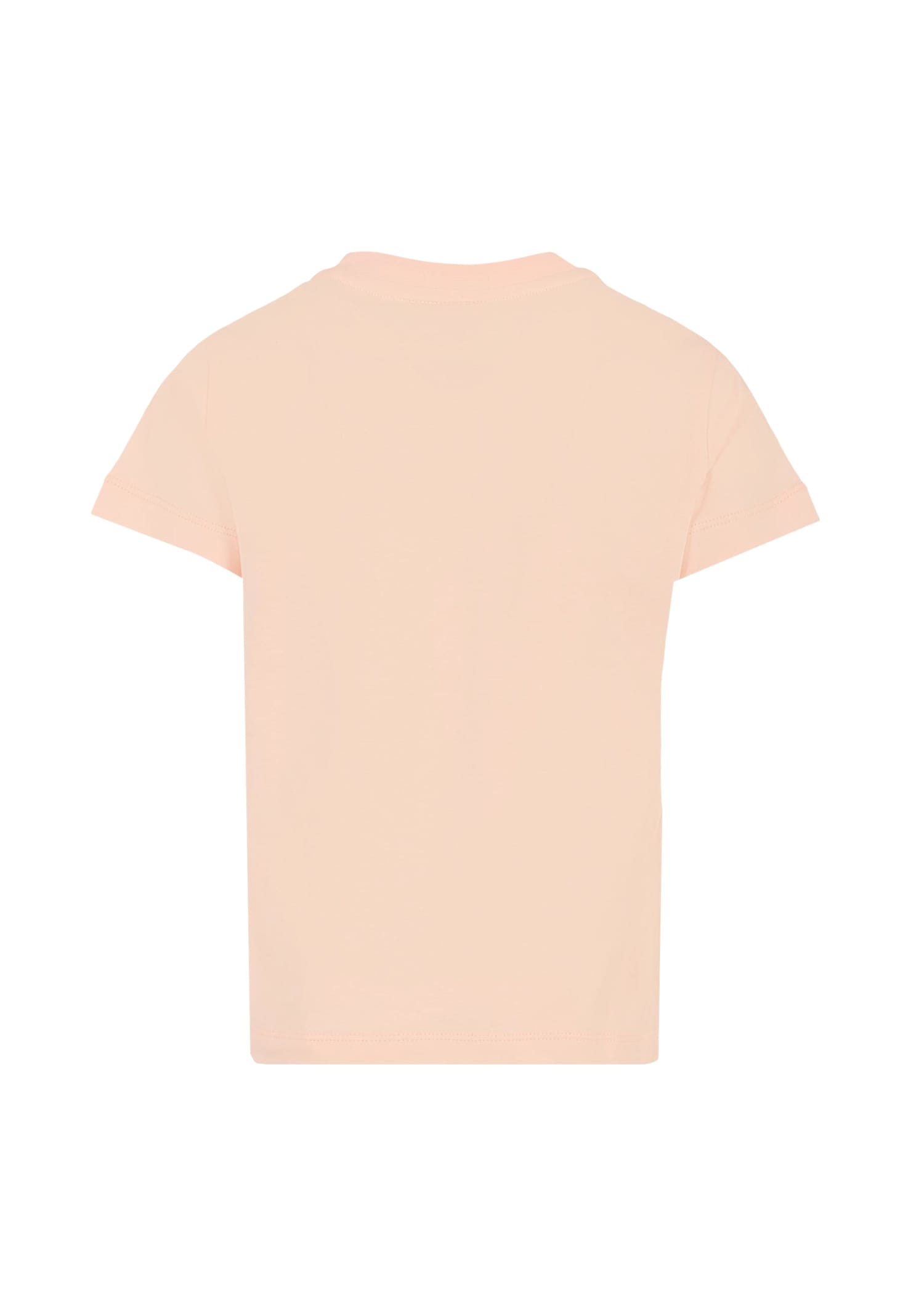 Fendi Pink T-shirt For Girl With Logo In Pink