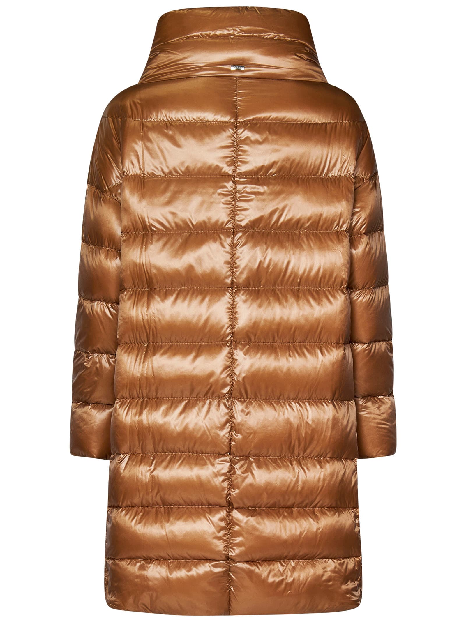 Shop Herno Matilde Down Jacket In Brown