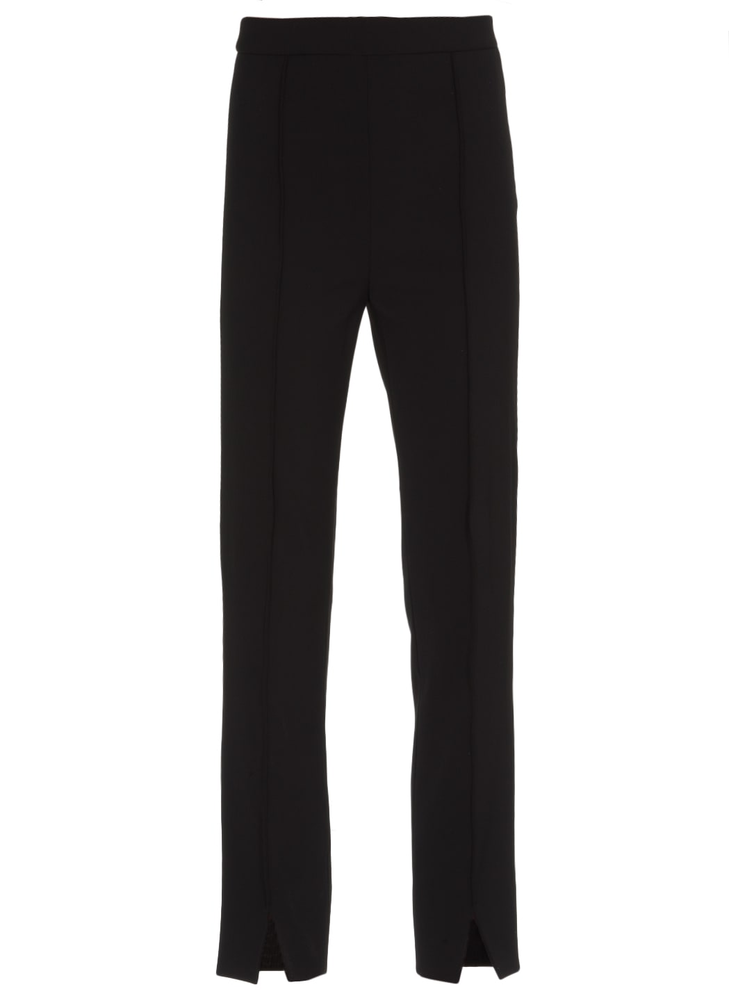 Boutique Moschino High Waist Trousers In Black