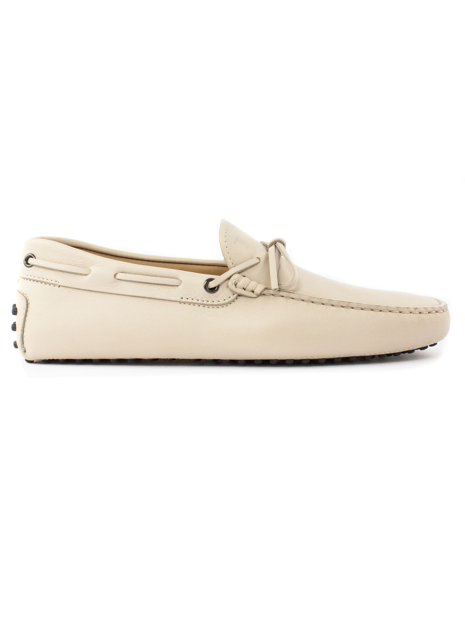 Tods Beige Gommino Driving Shoes